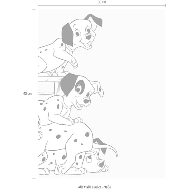 Komar Poster »101 Dalmatiner Playing«, Disney, (1 St.), Kinderzimmer,  Schlafzimmer, Wohnzimmer | BAUR