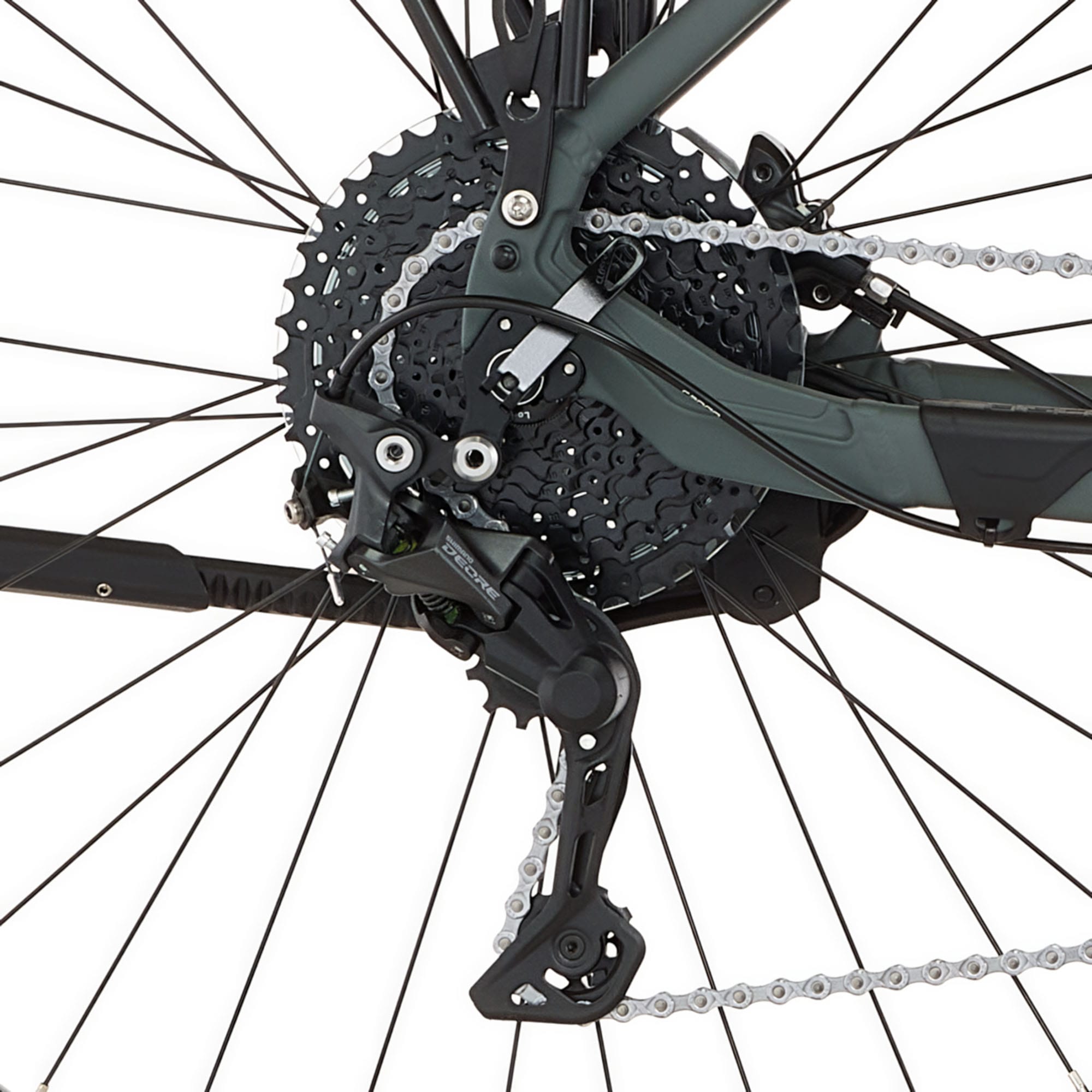 FISCHER Fahrrad E-Bike »TERRA T100 711«, 10 Gang, Shimano, Schaltwerk Deore