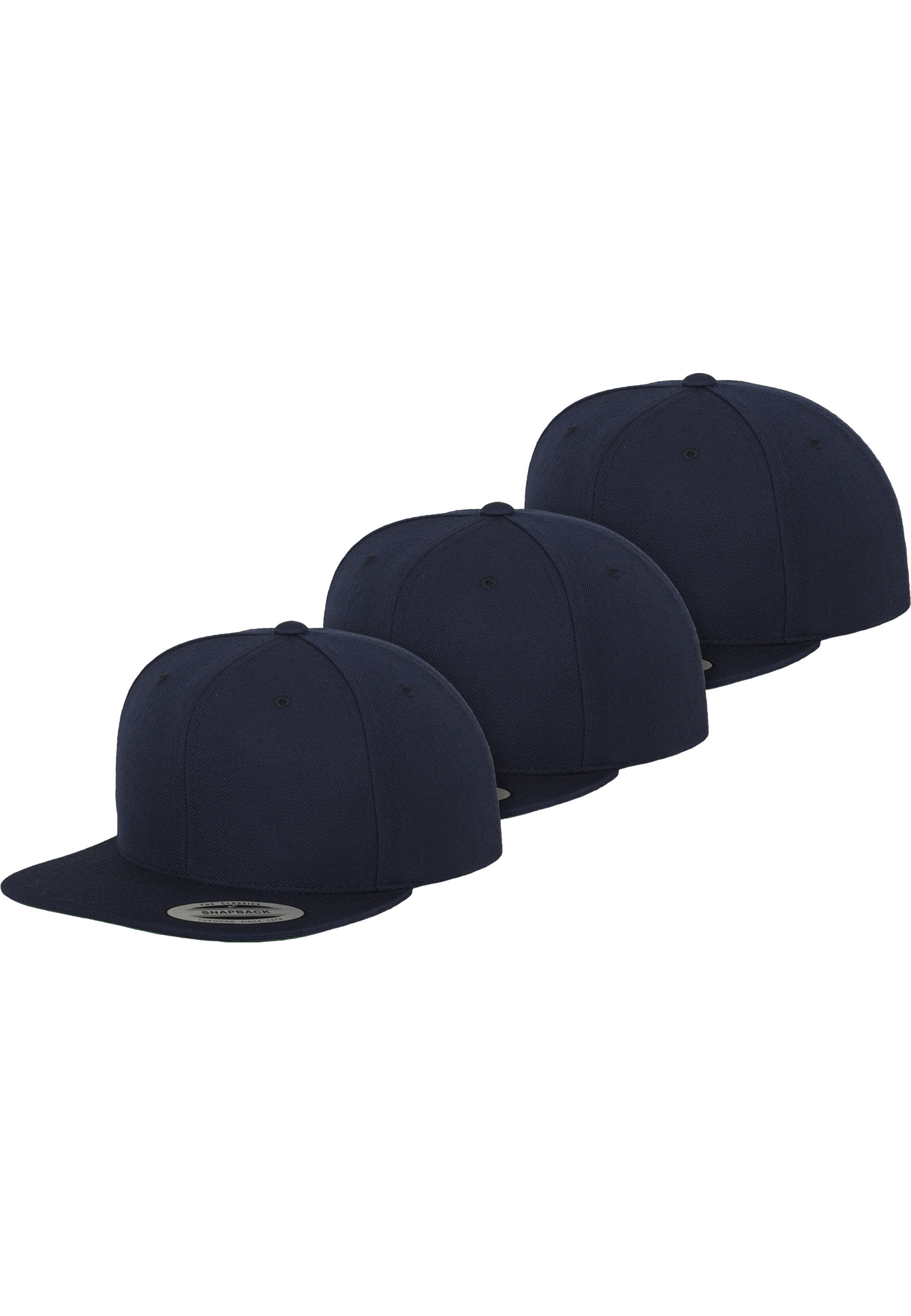 Flexfit Snapback Cap "Flexfit Classic Snapback 3-Pack"