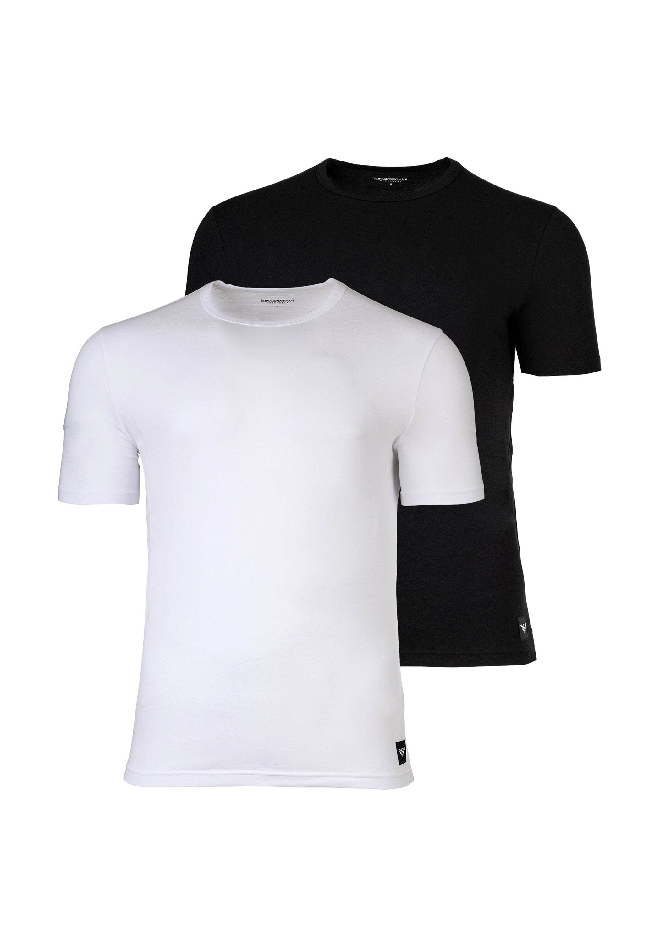 Emporio Armani T-Shirt "T-Shirt ESSENTIAL LOGOLABEL 2er Pack" günstig online kaufen