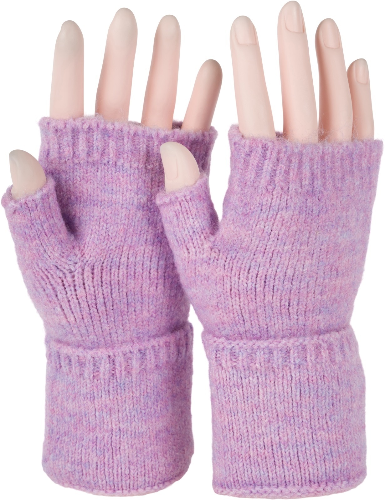 styleBREAKER Strickhandschuhe "Fingerlose Strickhandschuhe Einfarbig" 1 Stk.