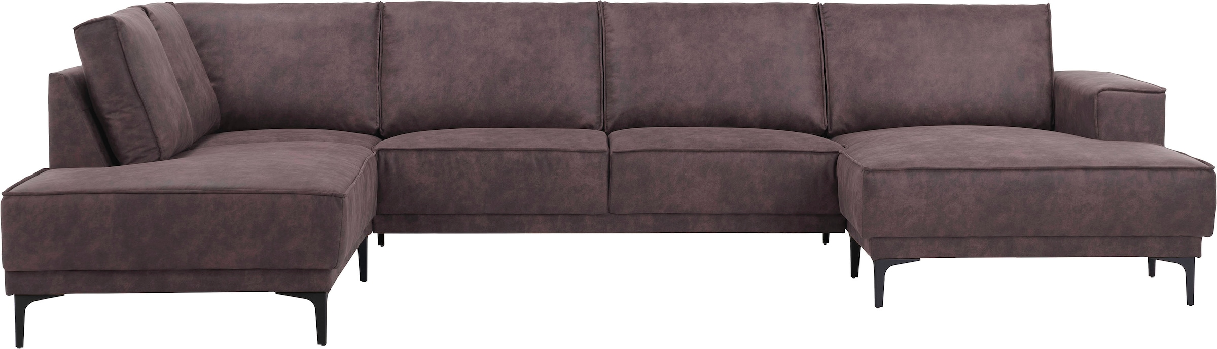 OTTO home Wohnlandschaft "XXL Sofa Oland, Struktur, Flachgewebe, Luxus-Micr günstig online kaufen