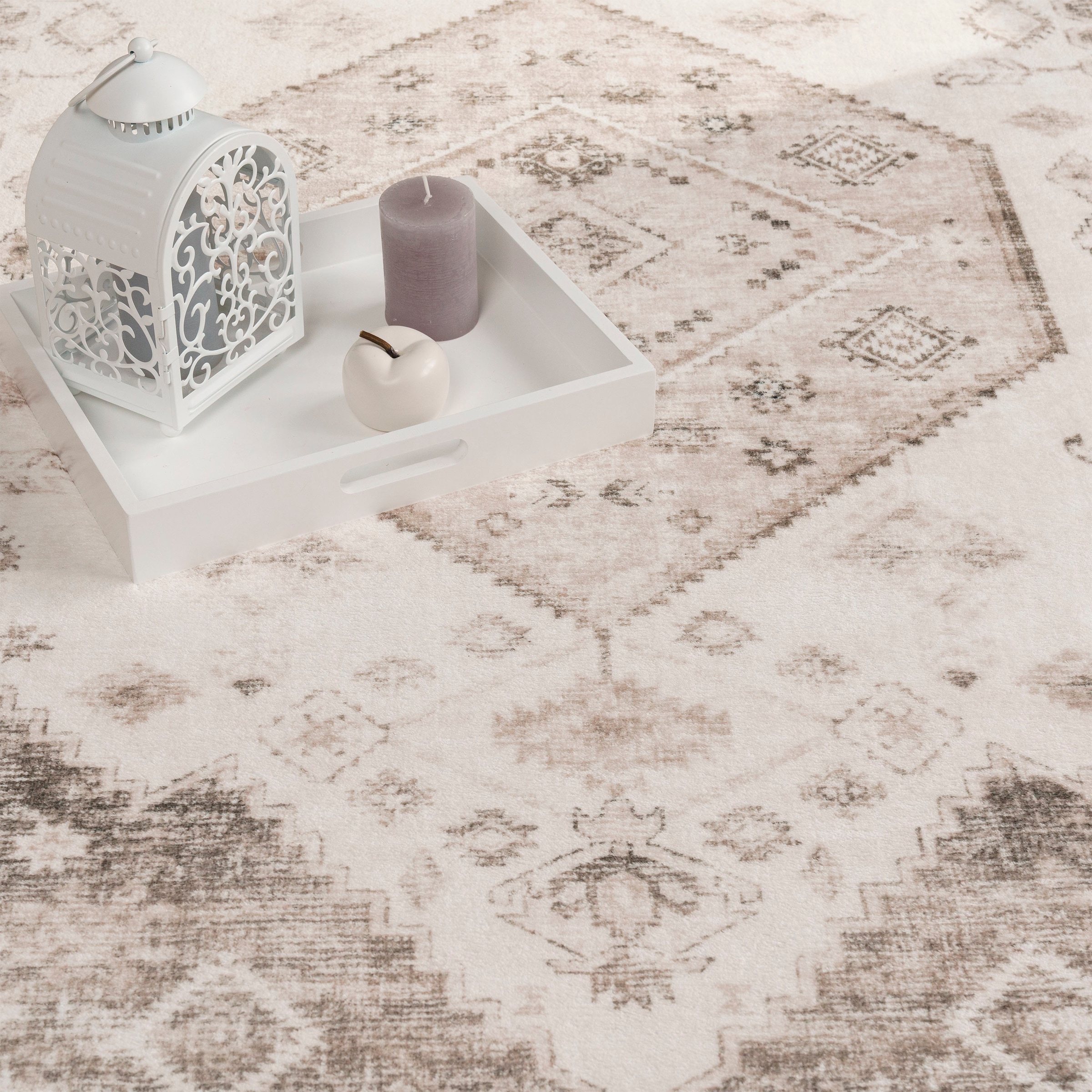 Paco Home Teppich »Cambridge 463«, rechteckig, 12 mm Höhe, Kurzflor, orientalisches Muster, Vintage Design