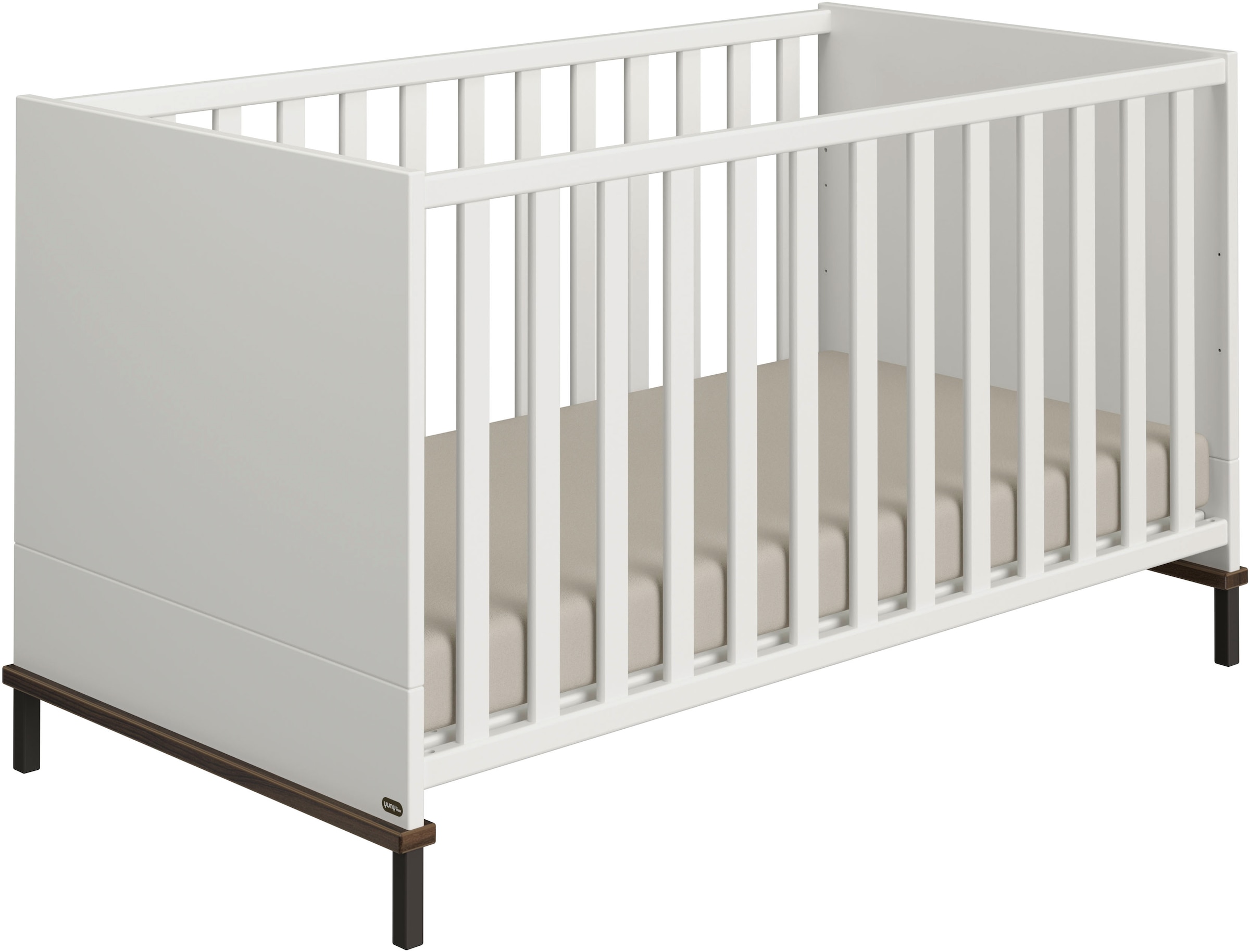 YUNY by PAIDI Babybett "LOVELY ALIV in Off-White", Gitterbett höhenverstell günstig online kaufen