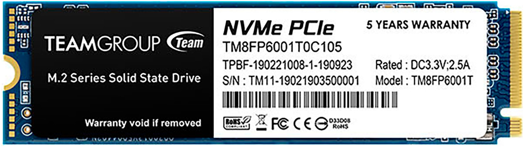 TEAMGROUP interne SSD "MP33 1TB", 1000 GB, Lesegeschwindigkeitmaximal 1800 MB/s, blau, Festplatten