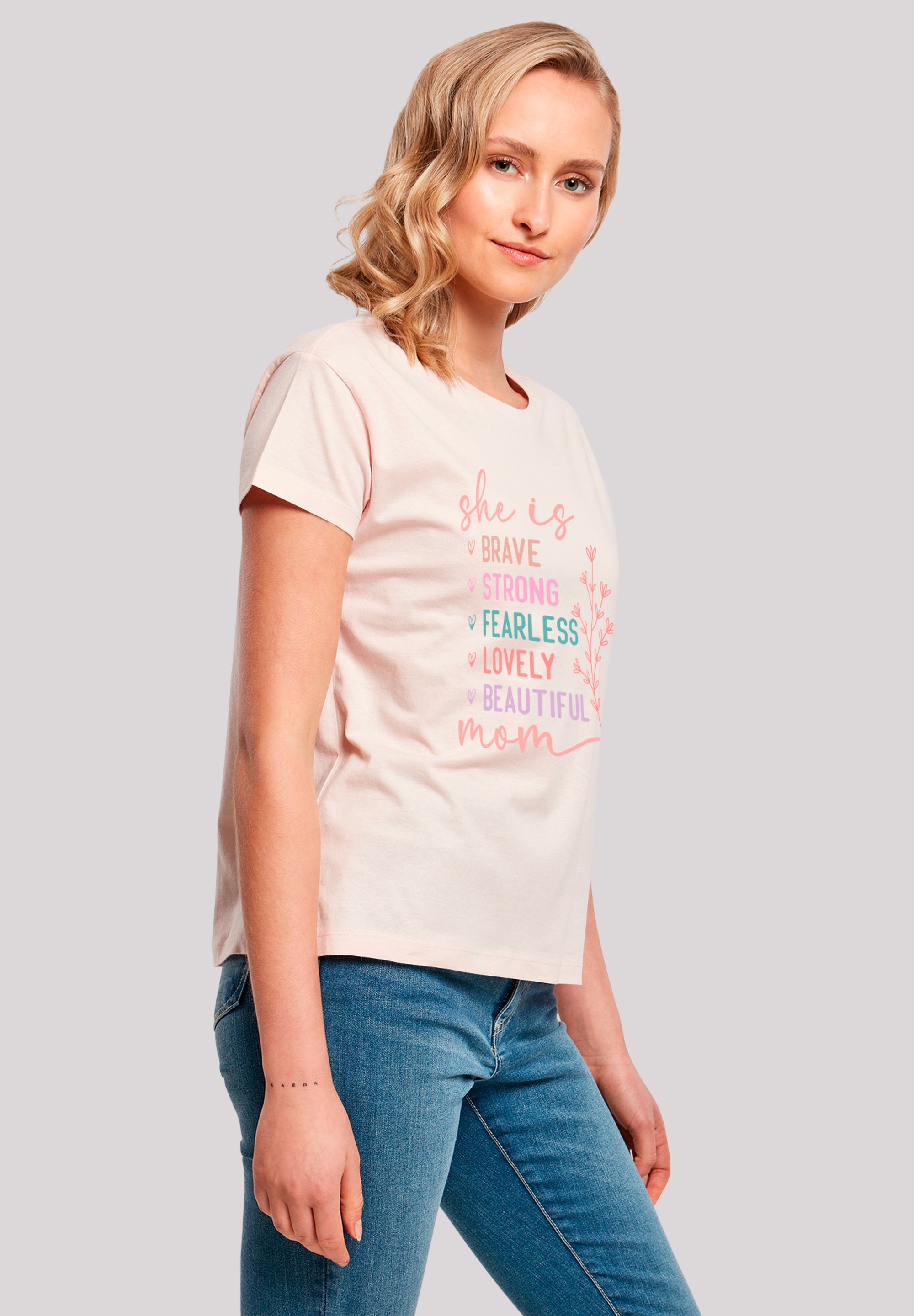 F4NT4STIC T-Shirt »Mothers Day Inspirational Message«, Premium Qualität
