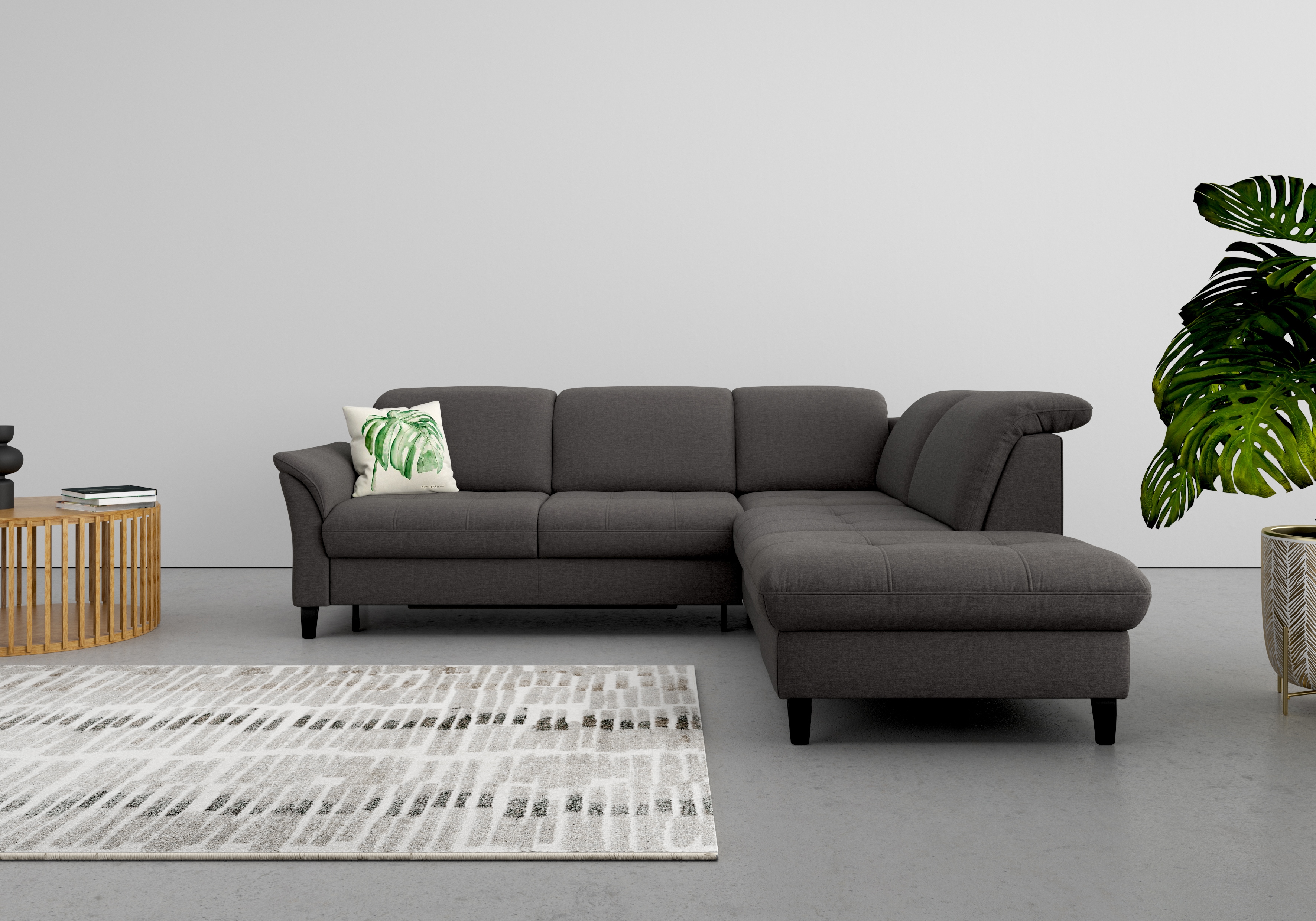 Thumbnail - sit&more Ecksofa "Maggiore L-Form" wahlweise mit Kopfteilverstellung, Bettfunktion und Stauraum