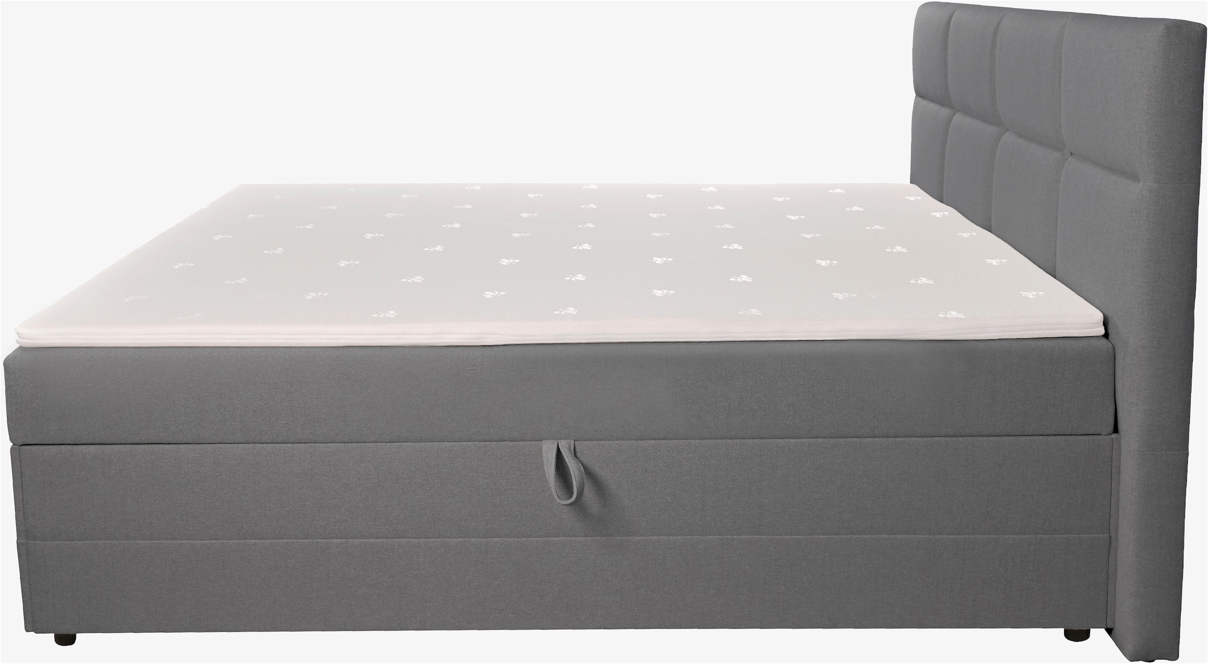 INOSIGN Boxbett »Fillmore inkl. Bettkasten, Liegefläche 180x200 cm, in Boxspring-Optik«, inkl. Topper, erhältlich in verschiedenen Farben