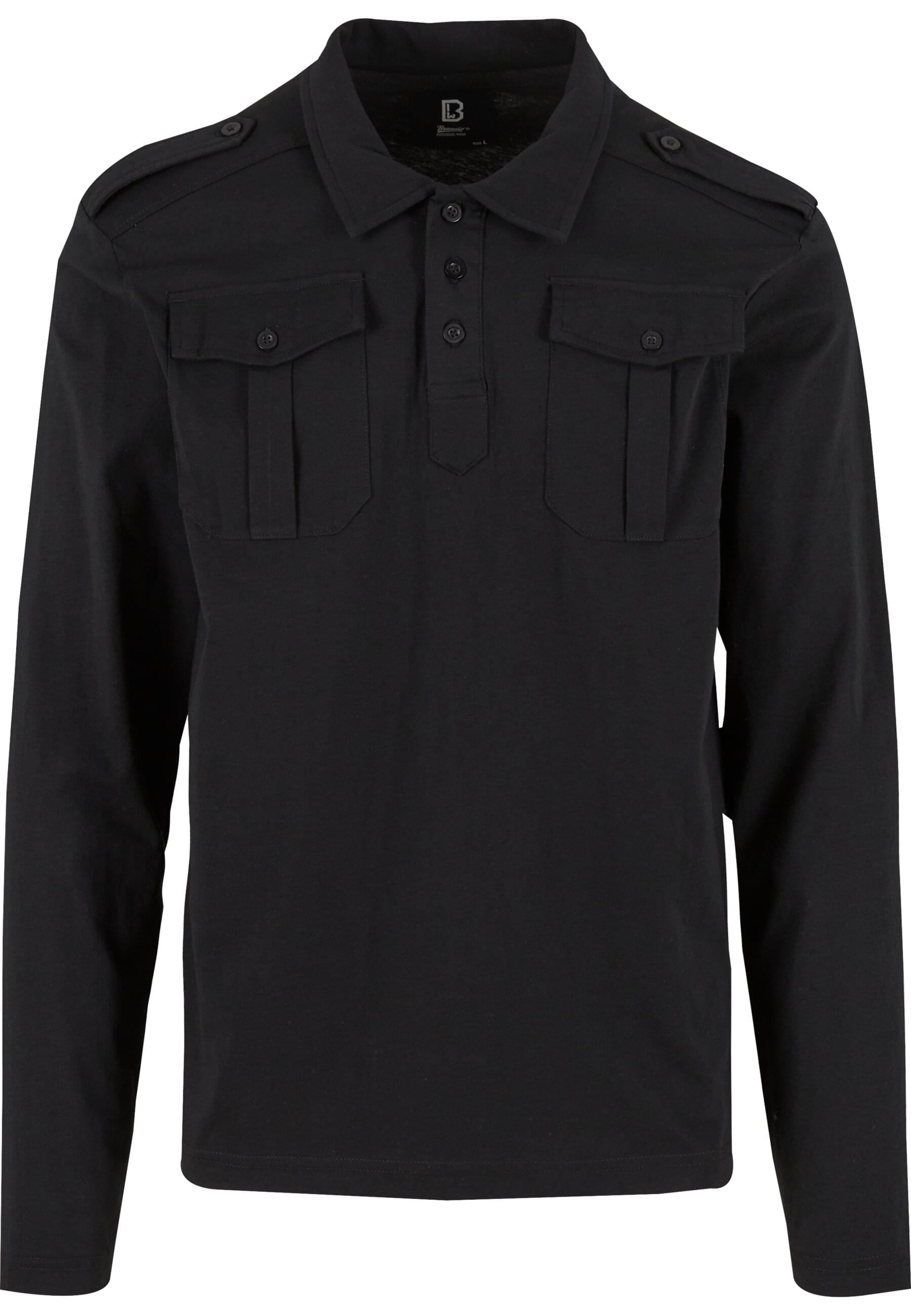 Brandit Poloshirt "Brandit Herren Jersey Poloshirt Willis longsleeve", (1 t günstig online kaufen