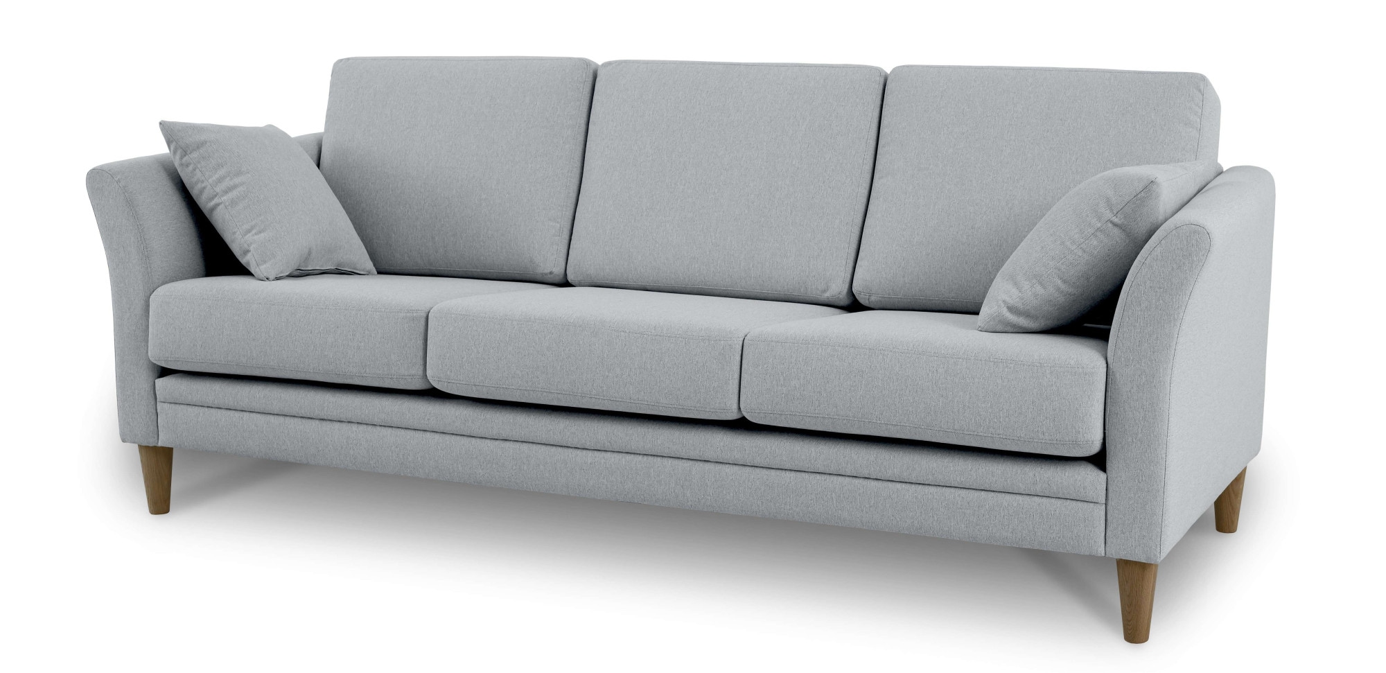 Home affaire 3-Sitzer »Arellano, Breite 217 cm«, klassisches Design, 2 Zierkissen inklusive, Webstoff fein