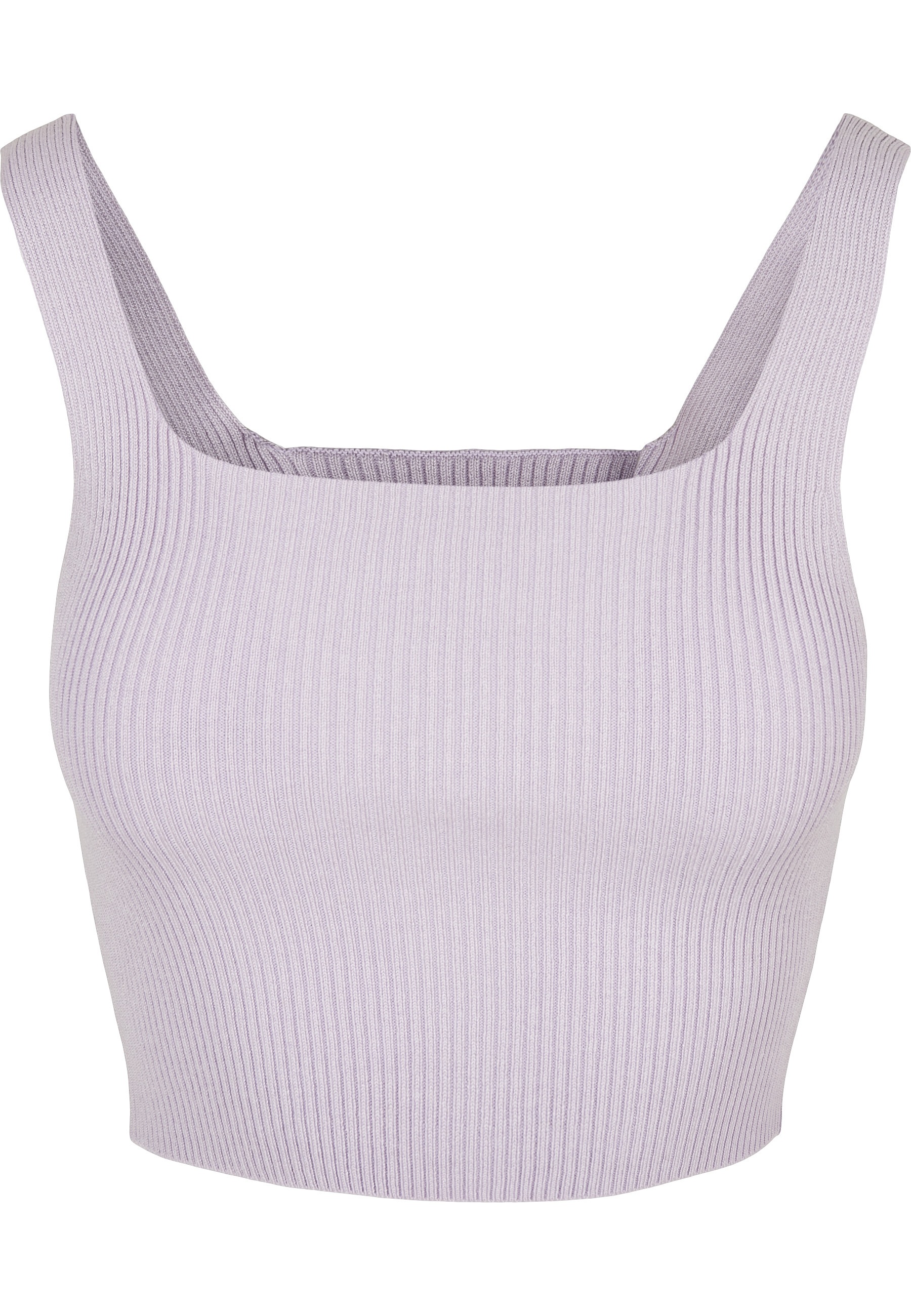 URBAN CLASSICS Muskelshirt "Urban Classics Damen Ladies Cropped Knit Top" 1 Stk.