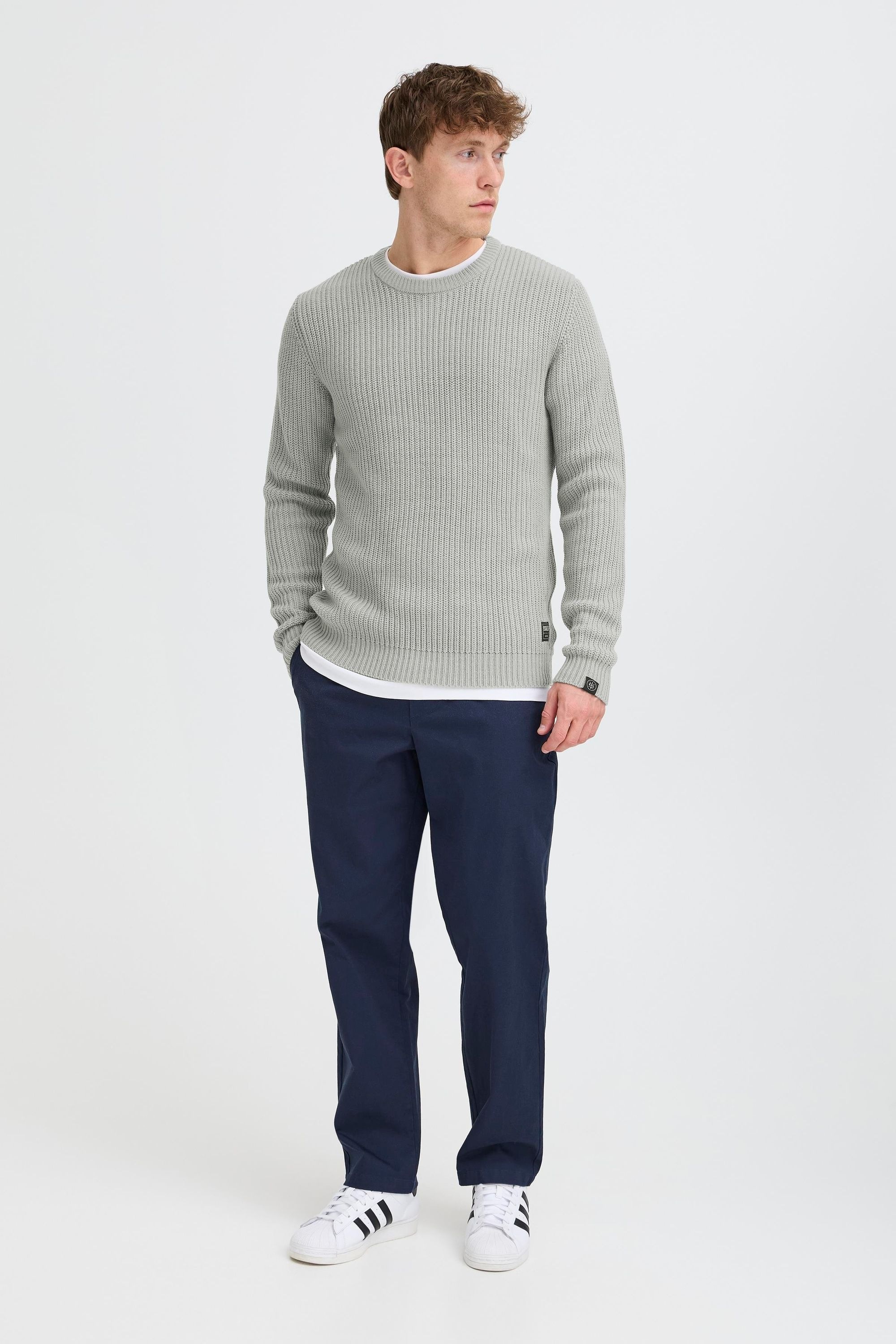 Solid Strickfleece-Pullover "Strickpullover SDARON" günstig online kaufen