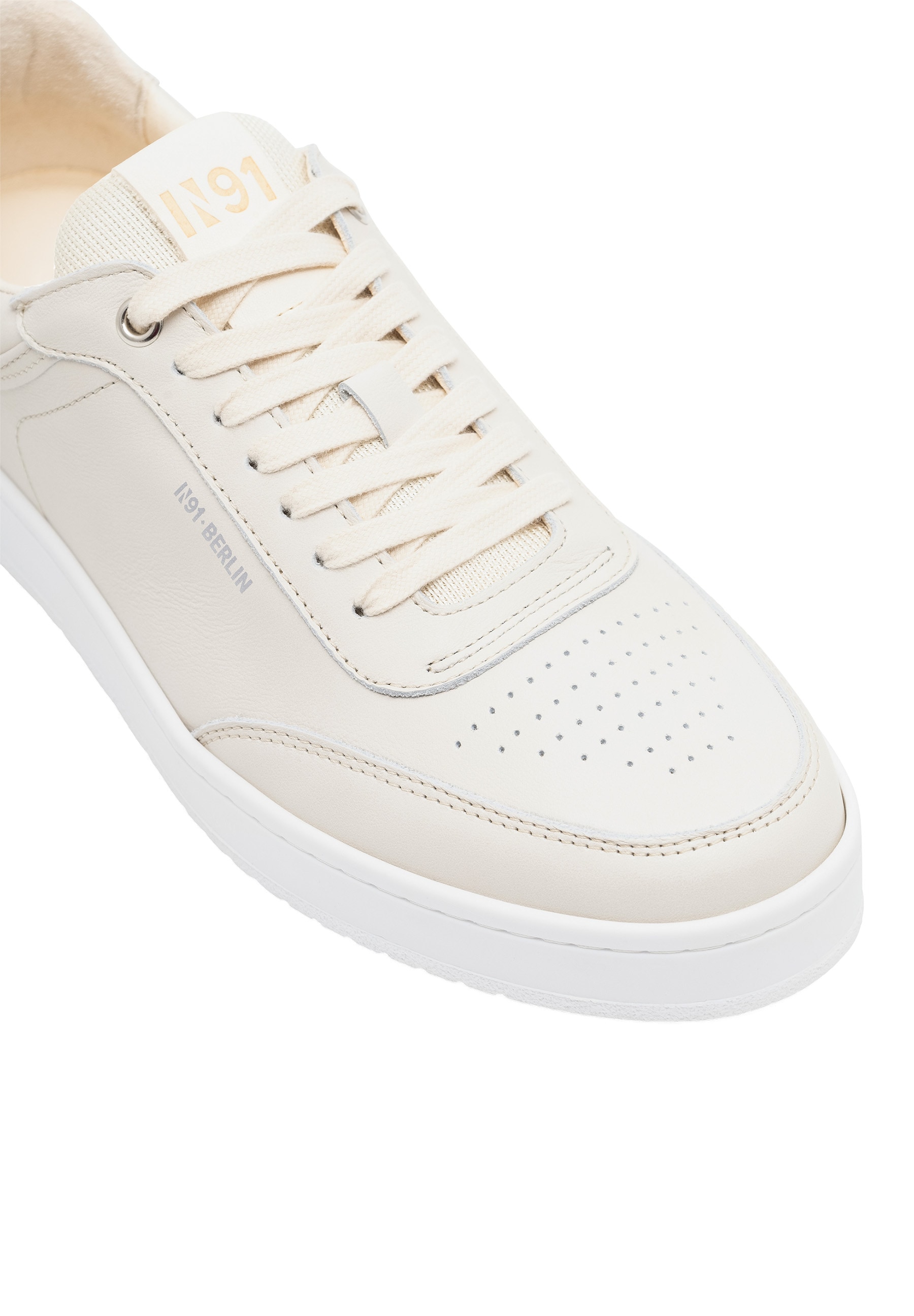 N91 Sneaker "Court M AB Herrensneaker", Turnschuh Leder handgefertigt, spor günstig online kaufen