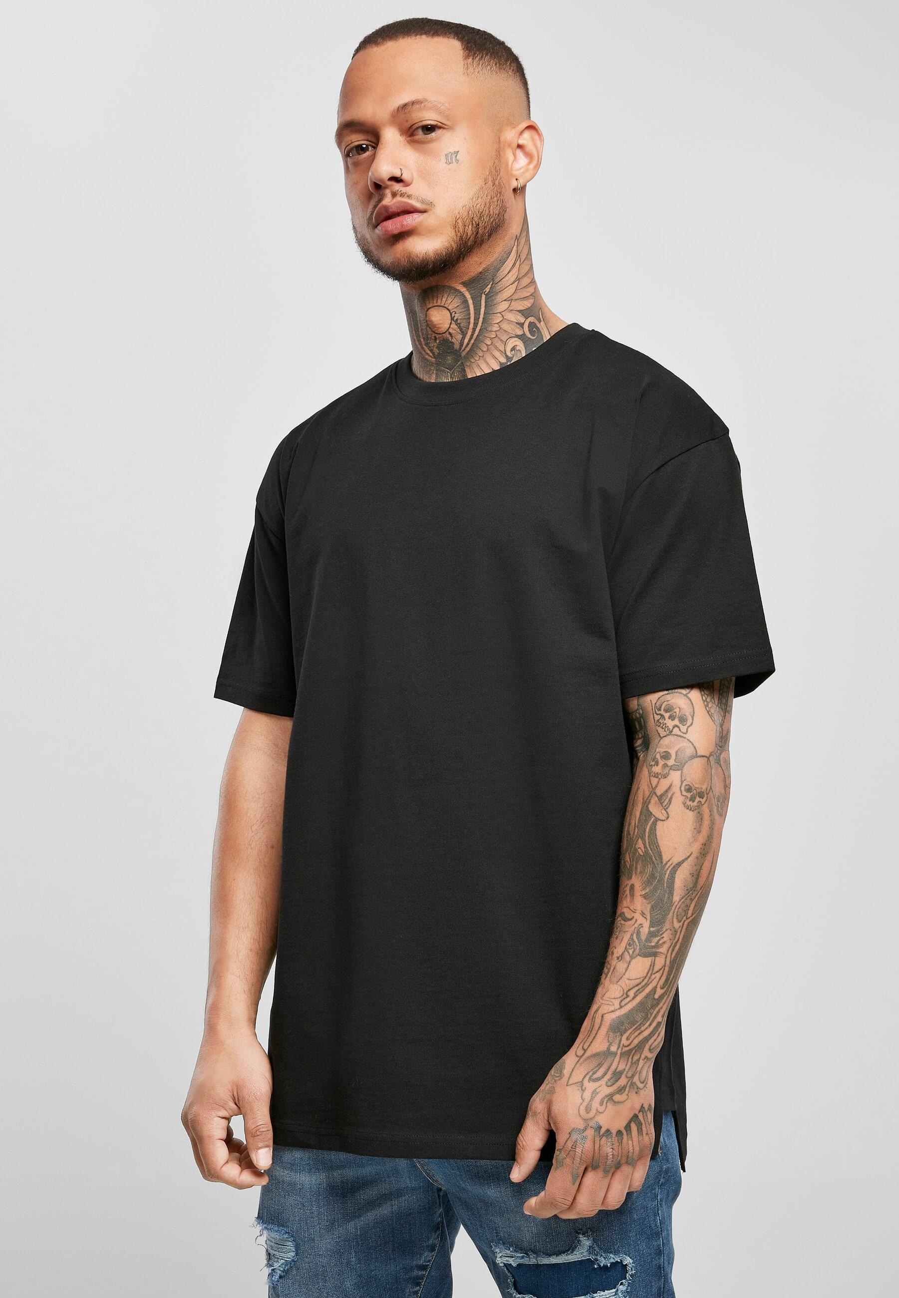 URBAN CLASSICS T-Shirt »Urban Classics Herren Triangle Tee«, (1 tlg.)