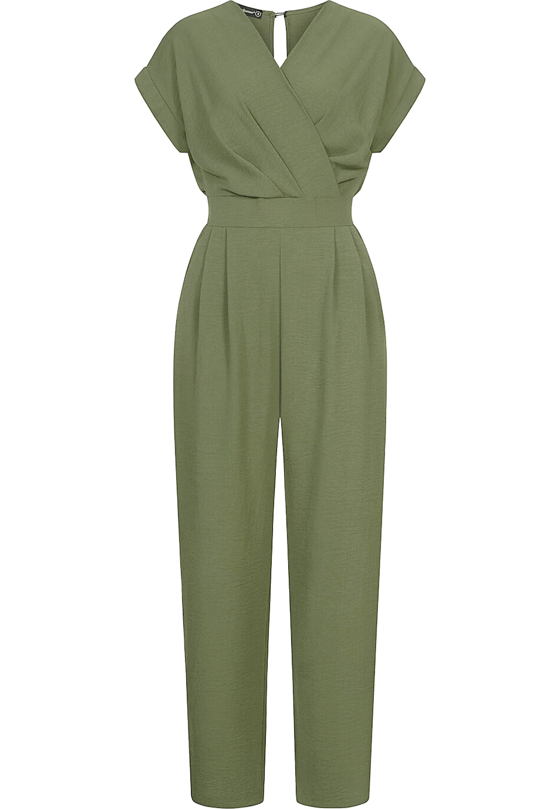 CLOUD 5IVE Jumpsuit "CLOUD 5IVE Jumpsuit in Wickeloptik mit 2-Pockets" 1 St günstig online kaufen