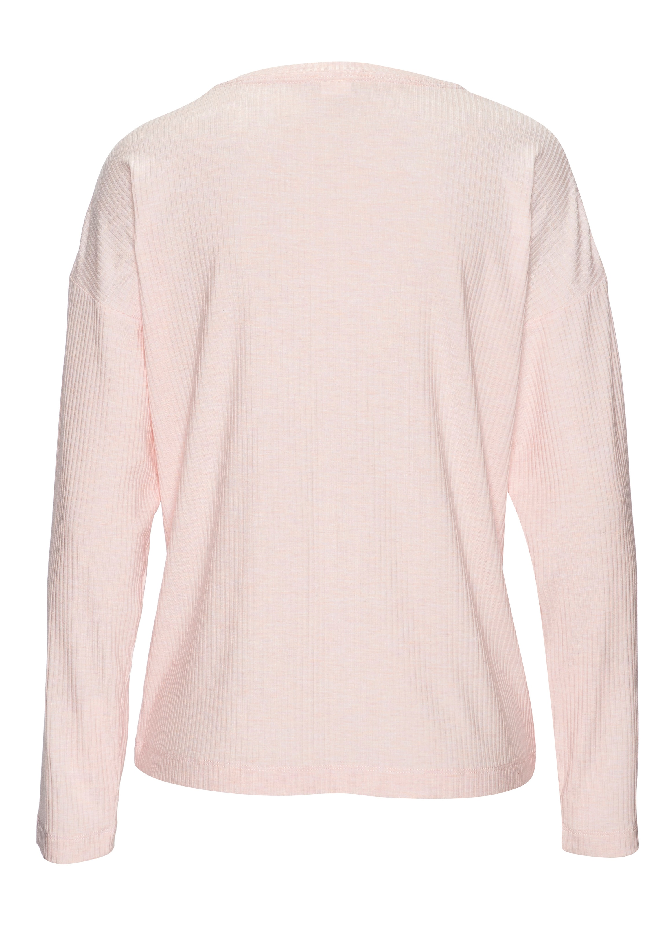 s.Oliver Pyjamaoberteil 1-teilig,  aus weicher Rippqualität