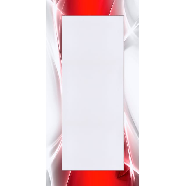 Artland Dekospiegel »Kreatives Element Rot«, (1 St.), Wandspiegel,  gerahmter Ganzkörperspiegel mit Motivrahmen, Flurspiegel kaufen | BAUR