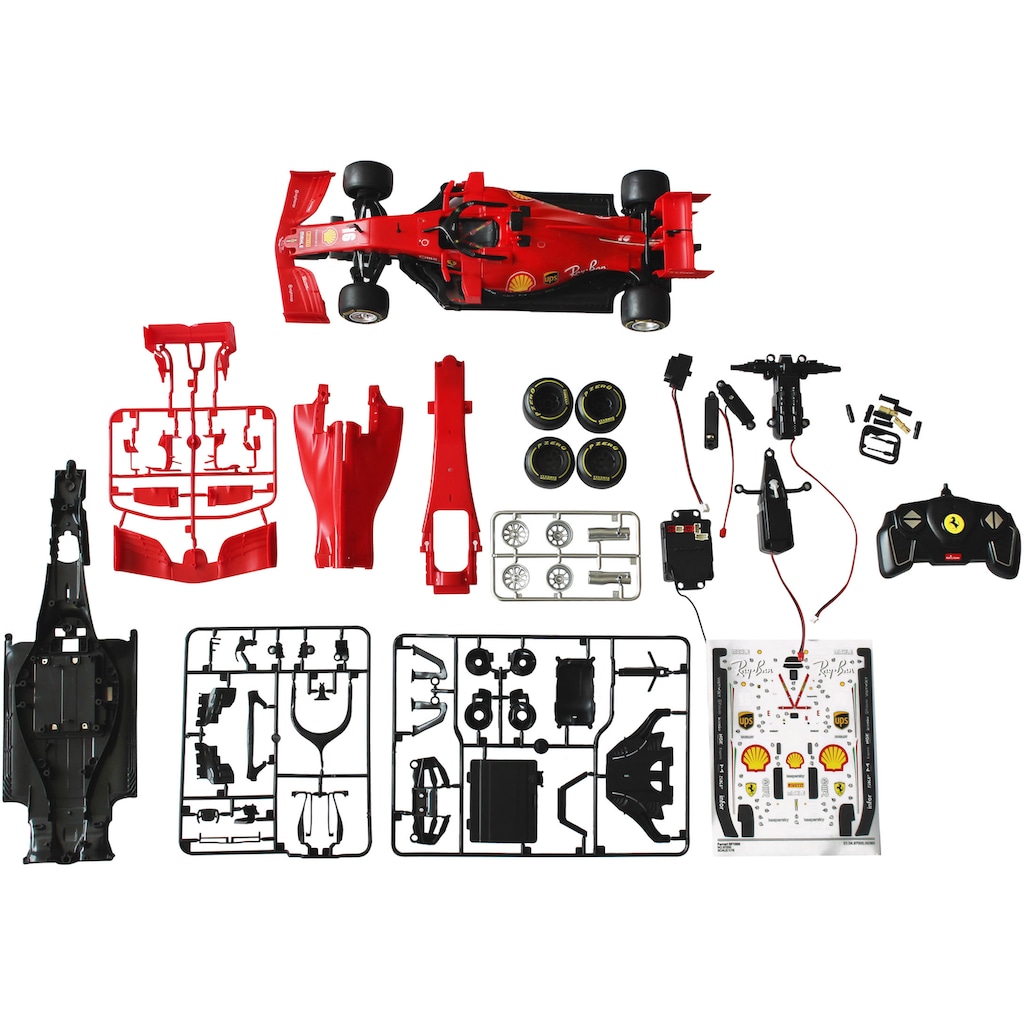 Jamara Modellbausatz »RC-Auto Ferrari SF 1000 1:16 rot 2,4GHz«, 1:16