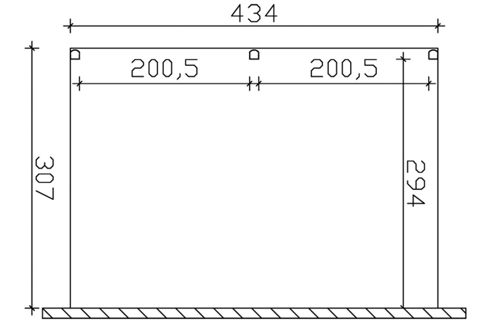 Skanholz Terrassendach »Monza«, Bedachung Verbund-Sicherheits-Glas, Aluminium
