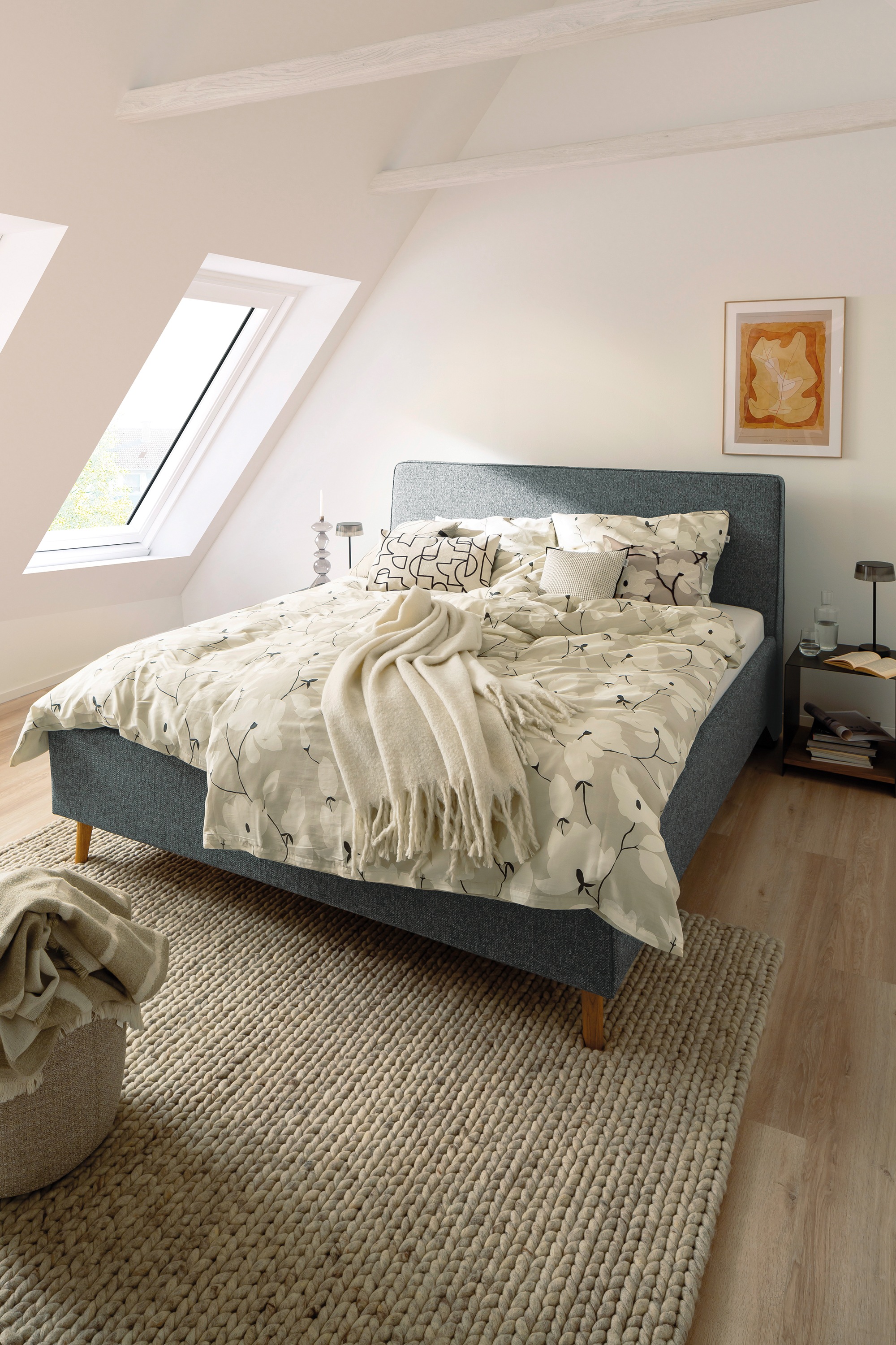 SCHÖNER WOHNEN-Kollektion Wendebettwäsche "Fleur" 2 Stk. tlg. aus reiner Ba günstig online kaufen