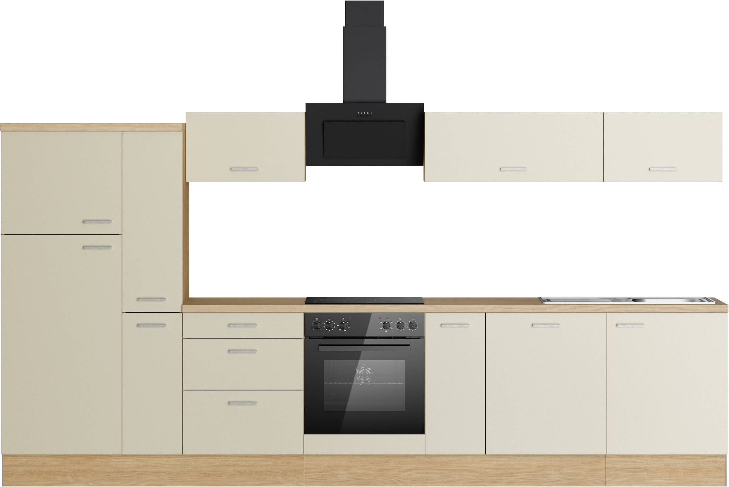 KOCHSTATION 1100000002199 "KS-Sion" Breite 360 cm, schnelle Montage mit OPTIsnap, wahlweise mit E-Geräten
