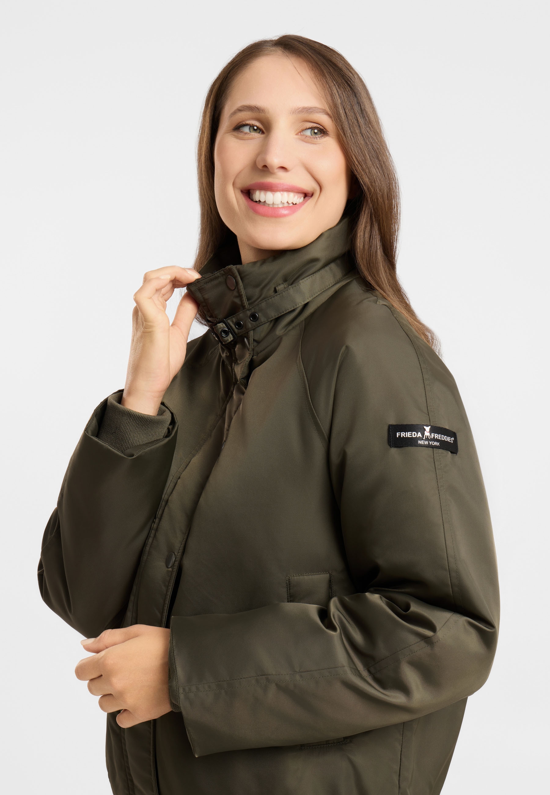 Frieda & Freddies Winterjacke »Frieda & Freddies Jacke mit Stehkragen und Riegelverschluss«