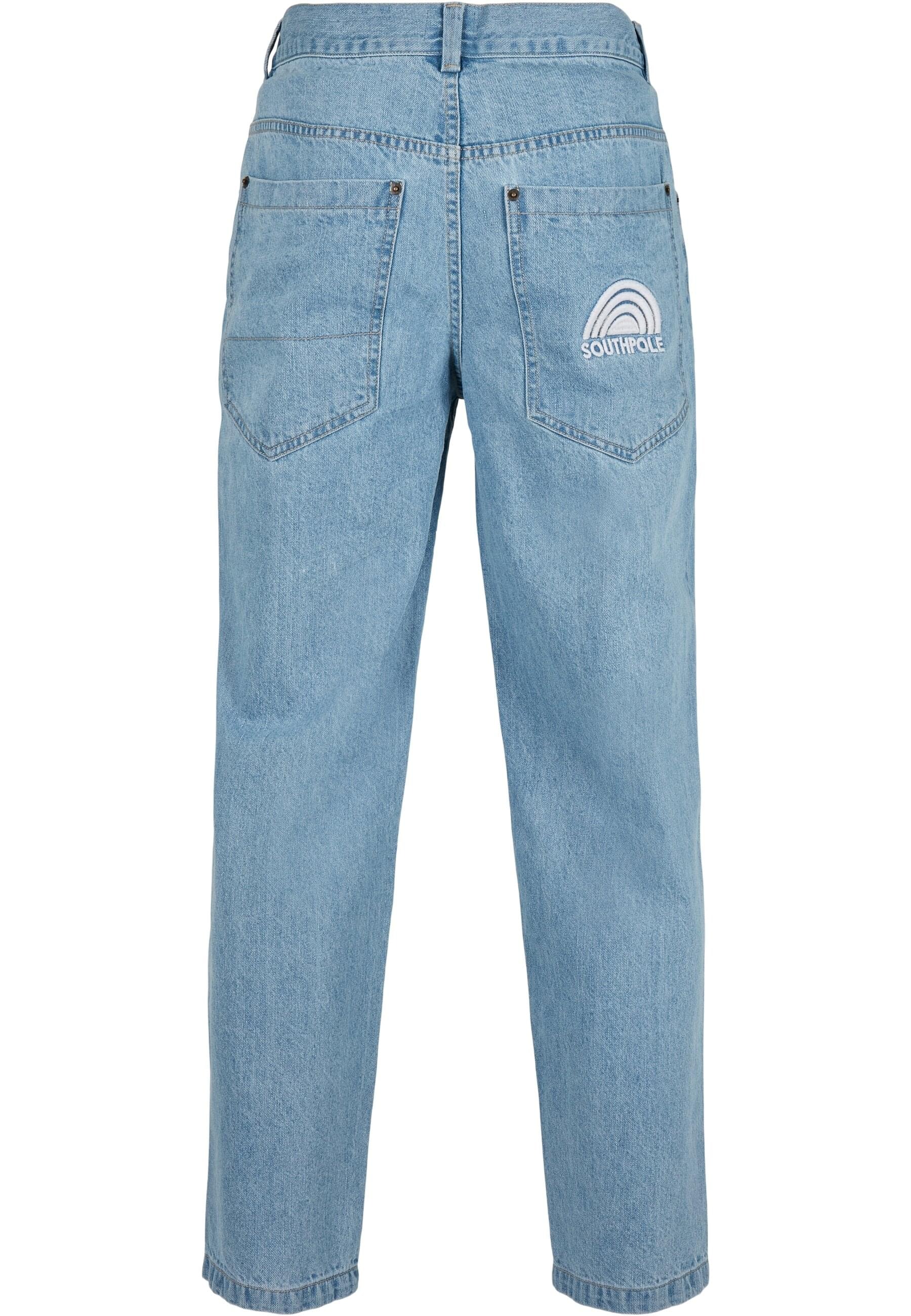 Southpole Bequeme Jeans »Southpole Herren Southpole 3D Embroidery Denim«, (1 tlg.)