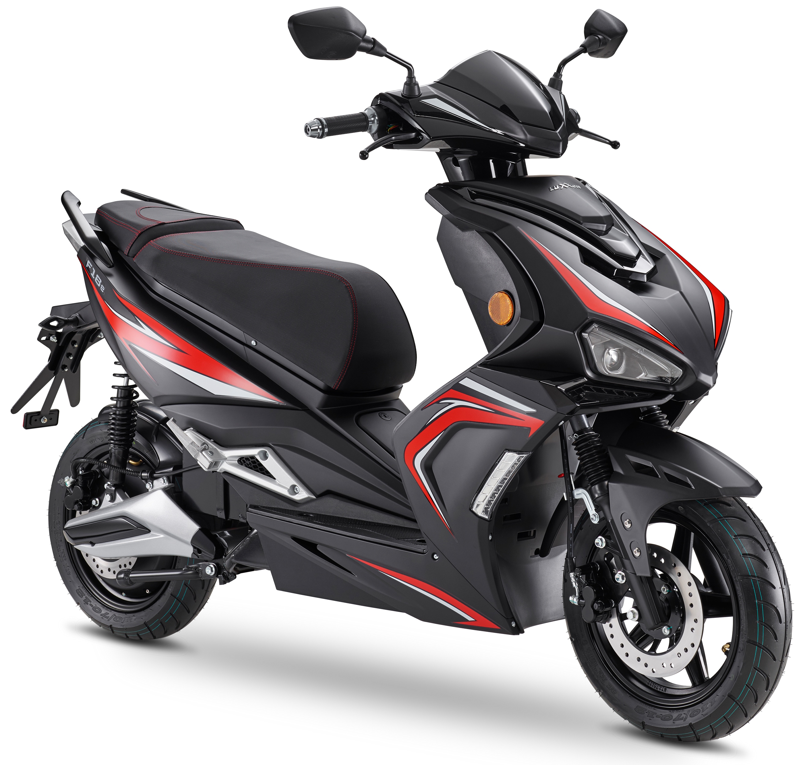 Luxxon E-Motorroller "LuXXon F18e (45km/h)" Elektroroller mit Straßenzulassung, LED-Paket