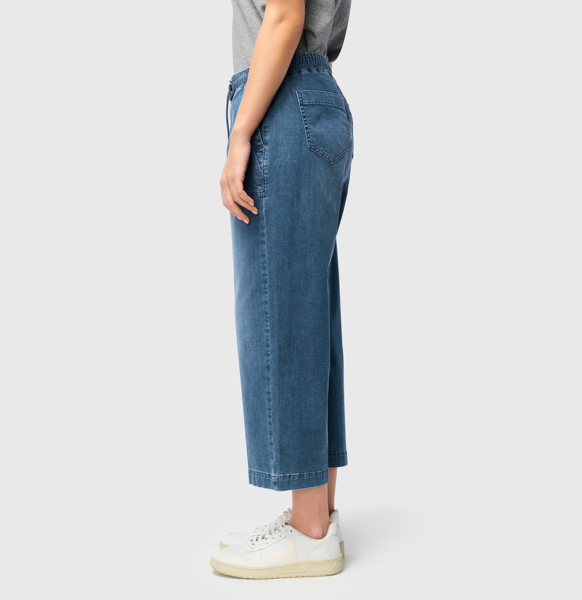 MAC Weite Jeans »CULOTTE casual denim« Wide Fit in verkürzter Länge
