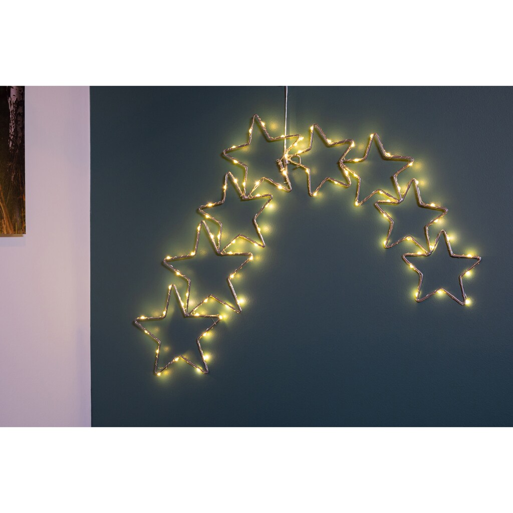 LED Dekolicht »Weihnachtsdeko aussen«, 80 flammig-flammig, mit 6/18h Timer