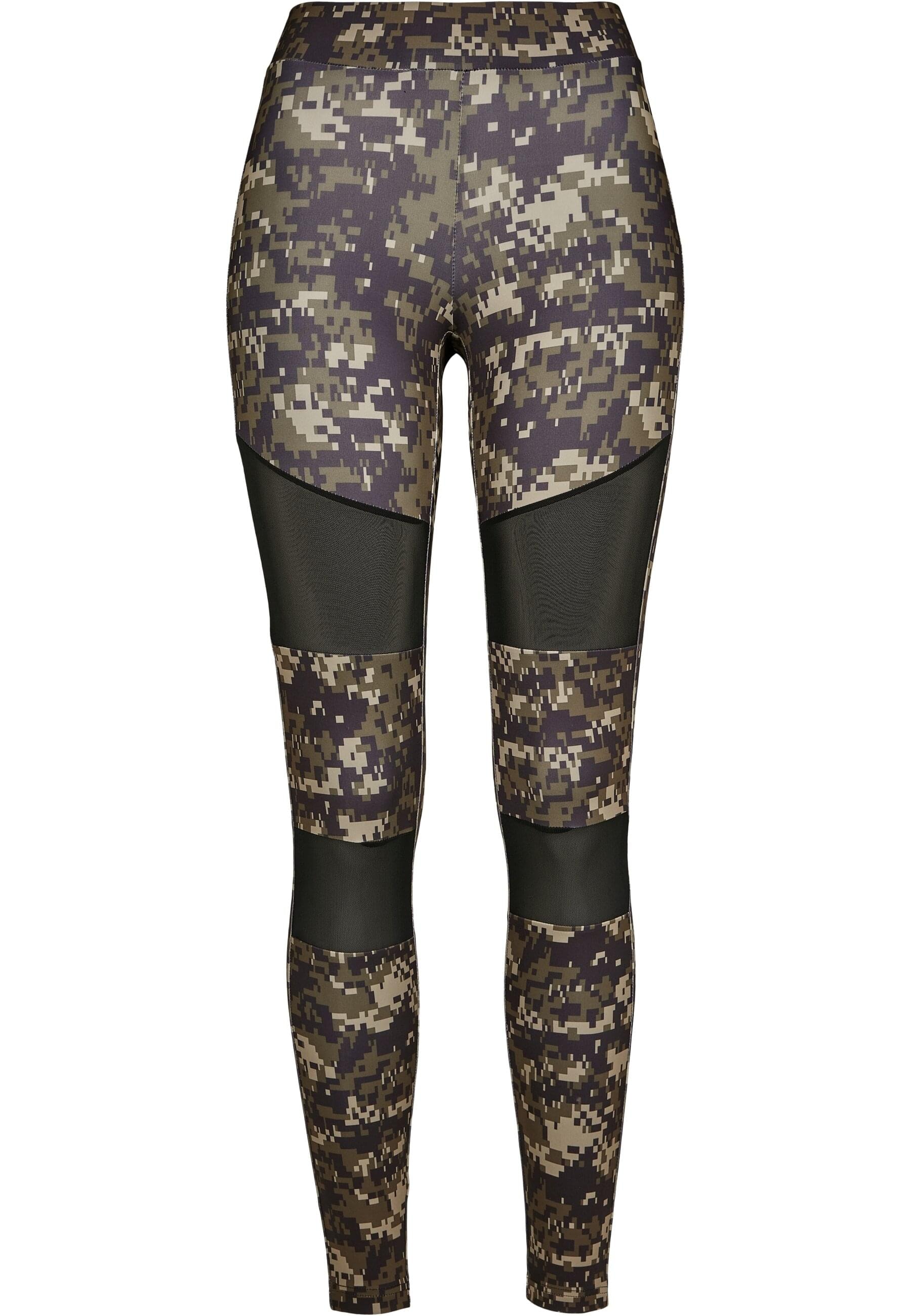 URBAN CLASSICS Leggings "Urban Classics Damen Ladies Camo Tech Mesh Leggings", (1 tlg.)