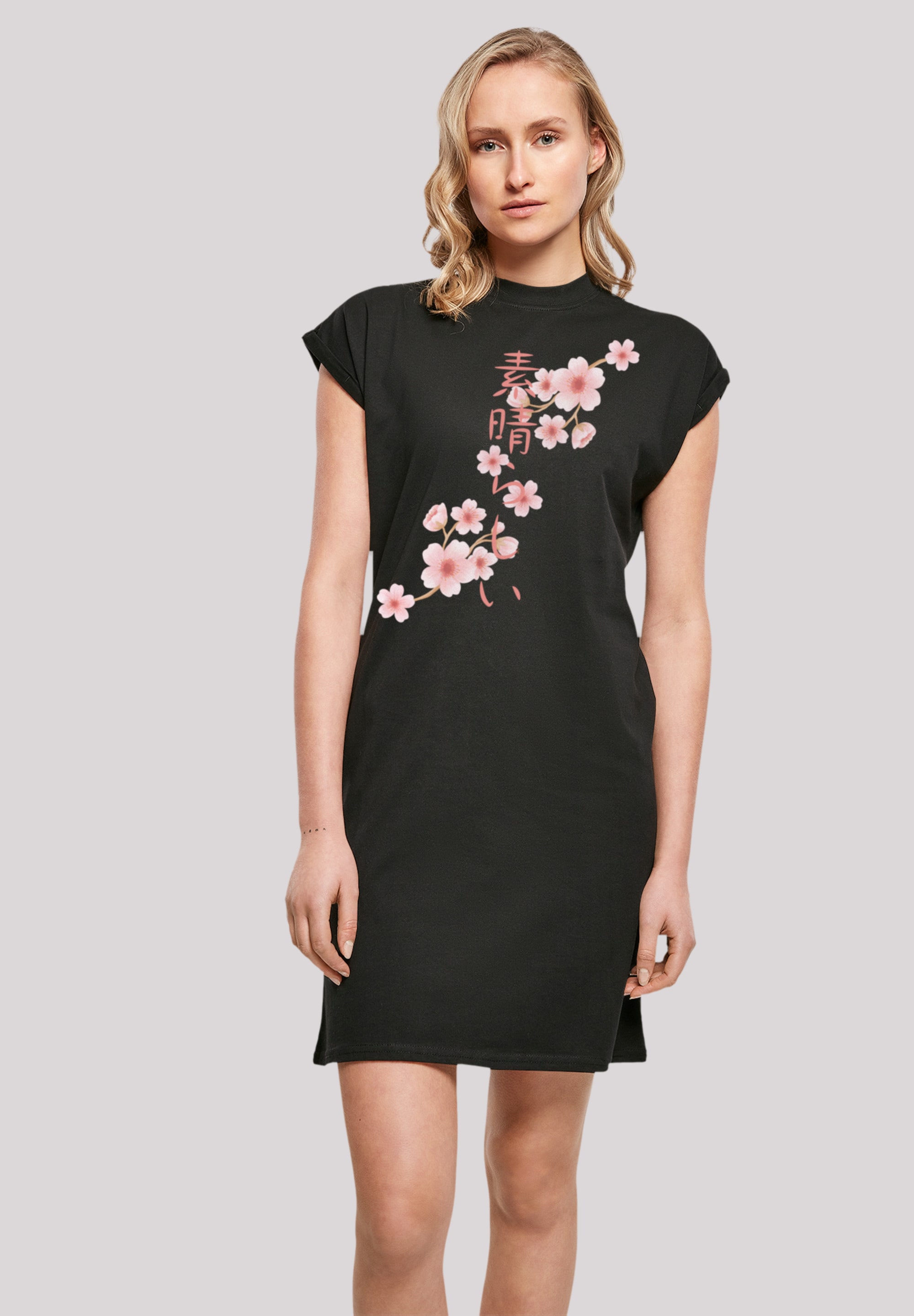 F4NT4STIC Shirtkleid "Kirschblüten Asien" Ohne Taschen Print günstig online kaufen
