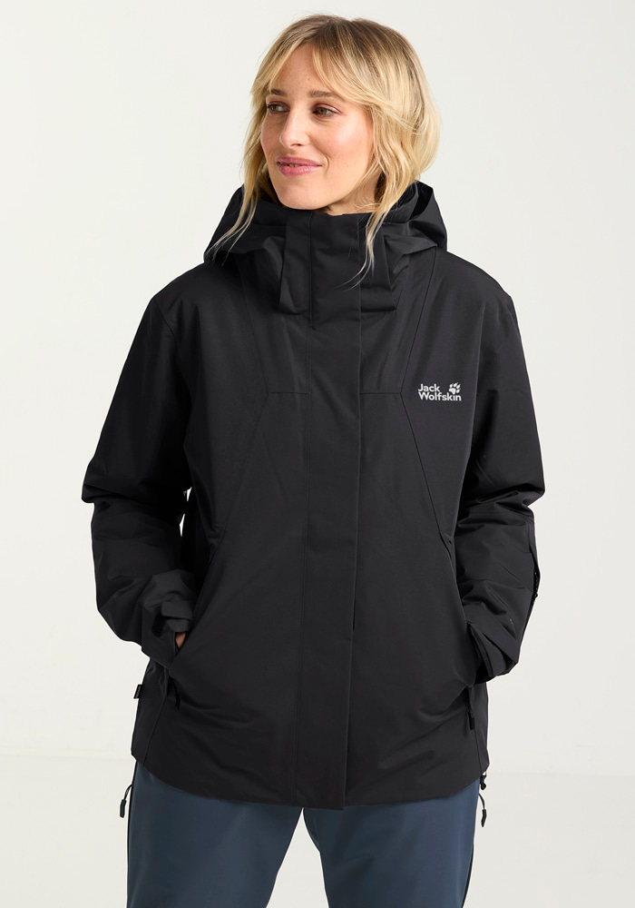 Jack Wolfskin Skijacke "FLOWLINE 2L INS JKT W" mit Kapuze