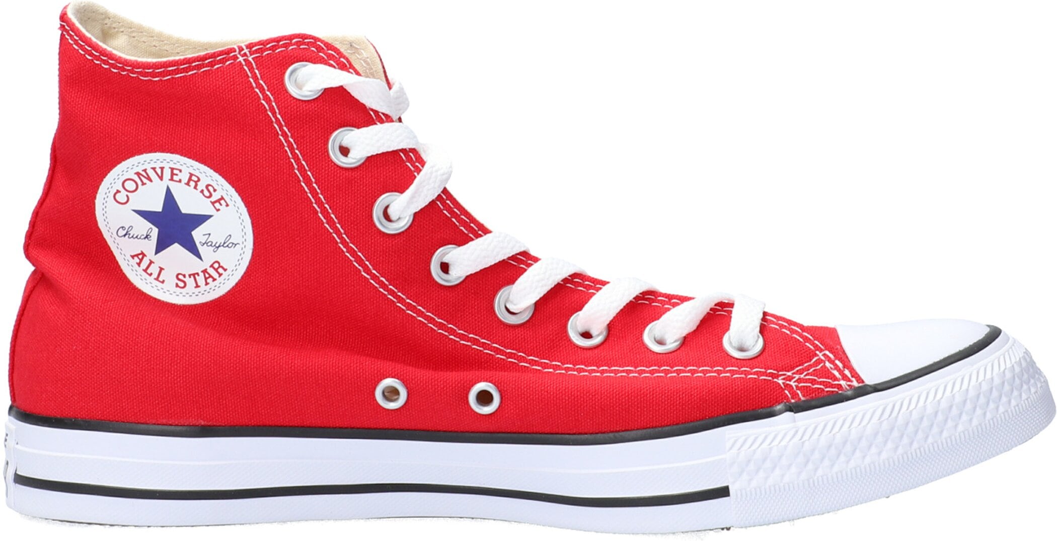 CONVERSE Sneaker "Chuck Taylor All Star Hi", Gr. 41, rot, Textil, Schuhe