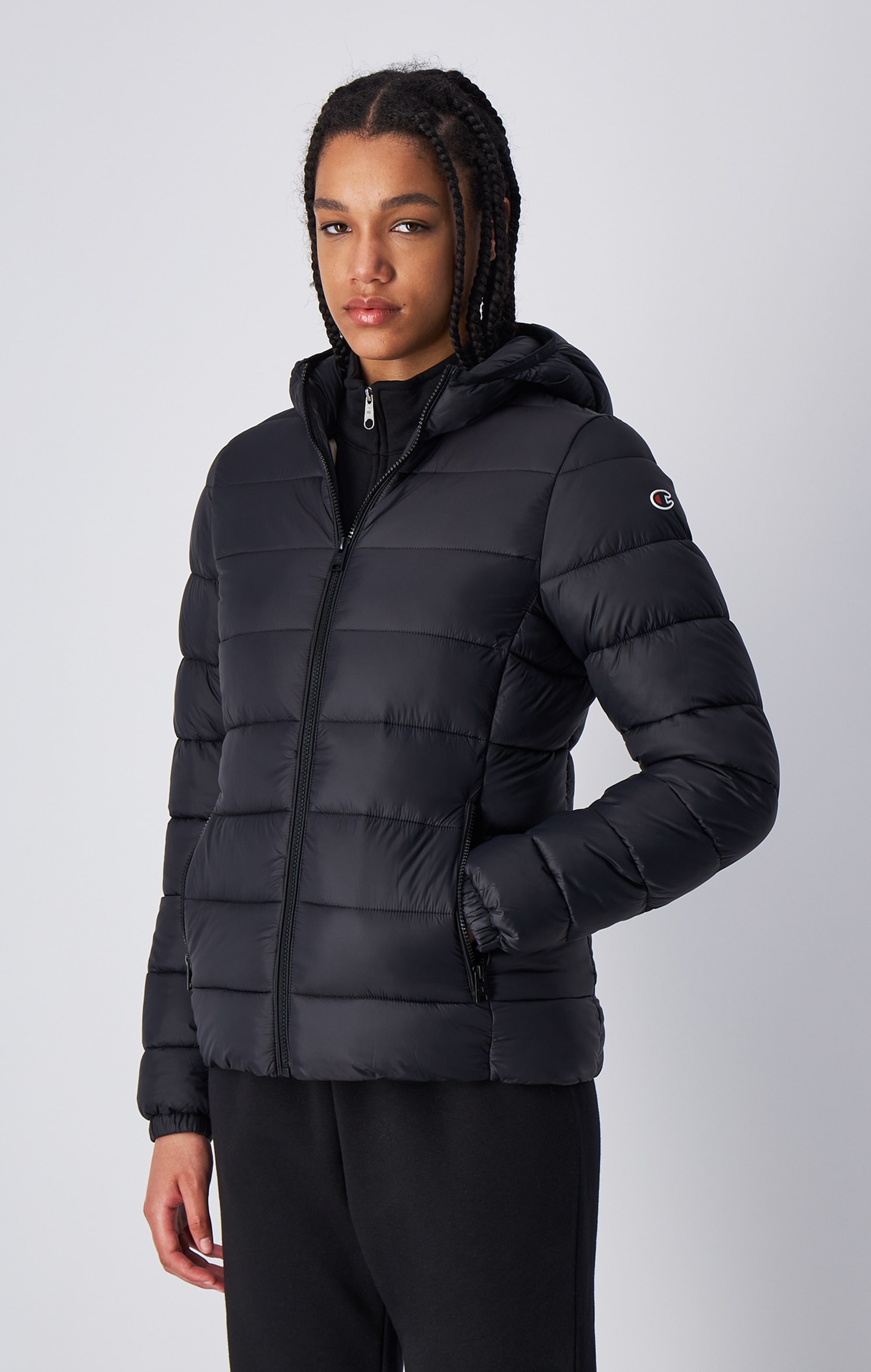 Champion Steppjacke "Hooded Polyfilled Jacket", mit Kapuze günstig online kaufen