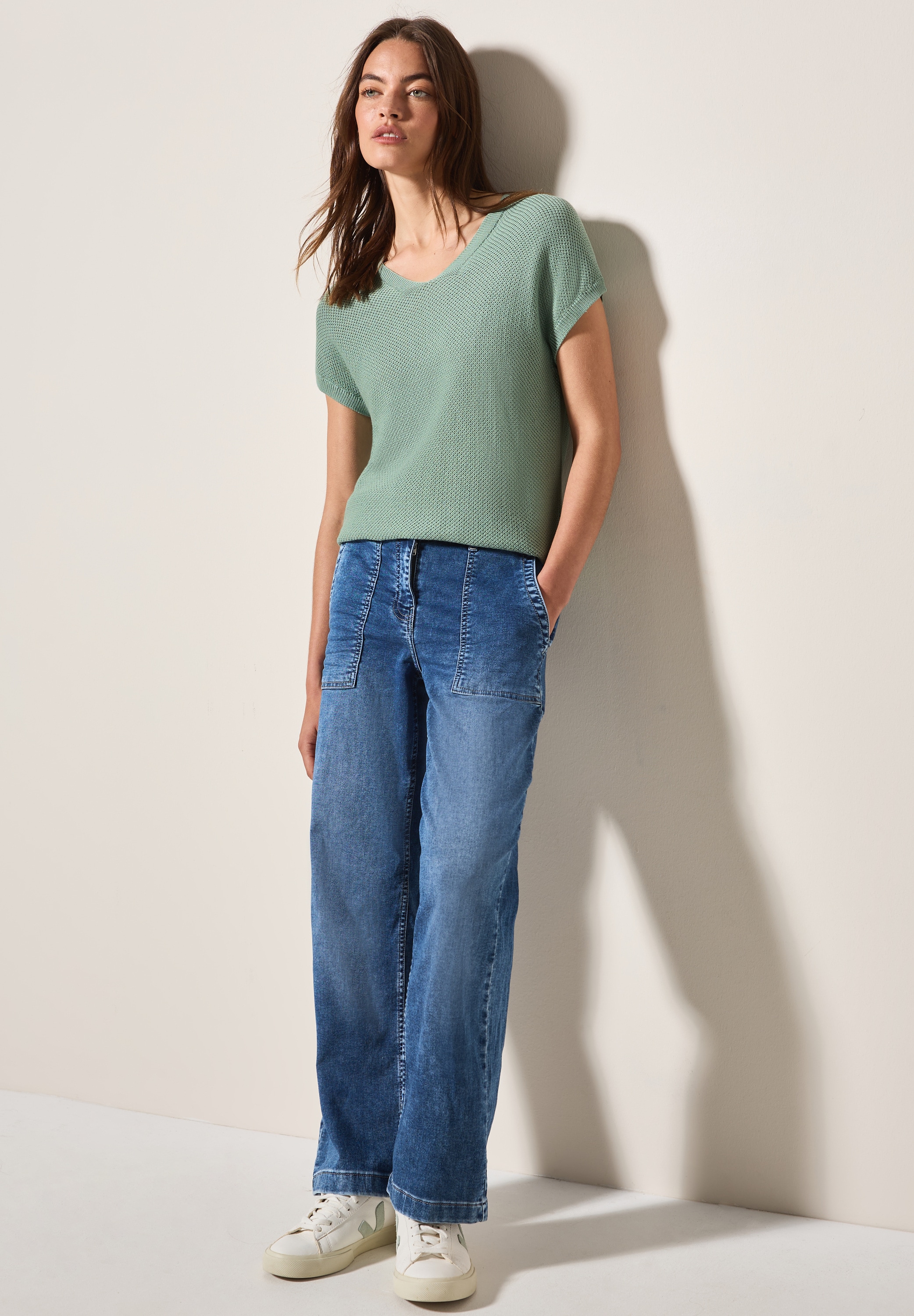 Cecil Strickpullover, mit feiner Struktur