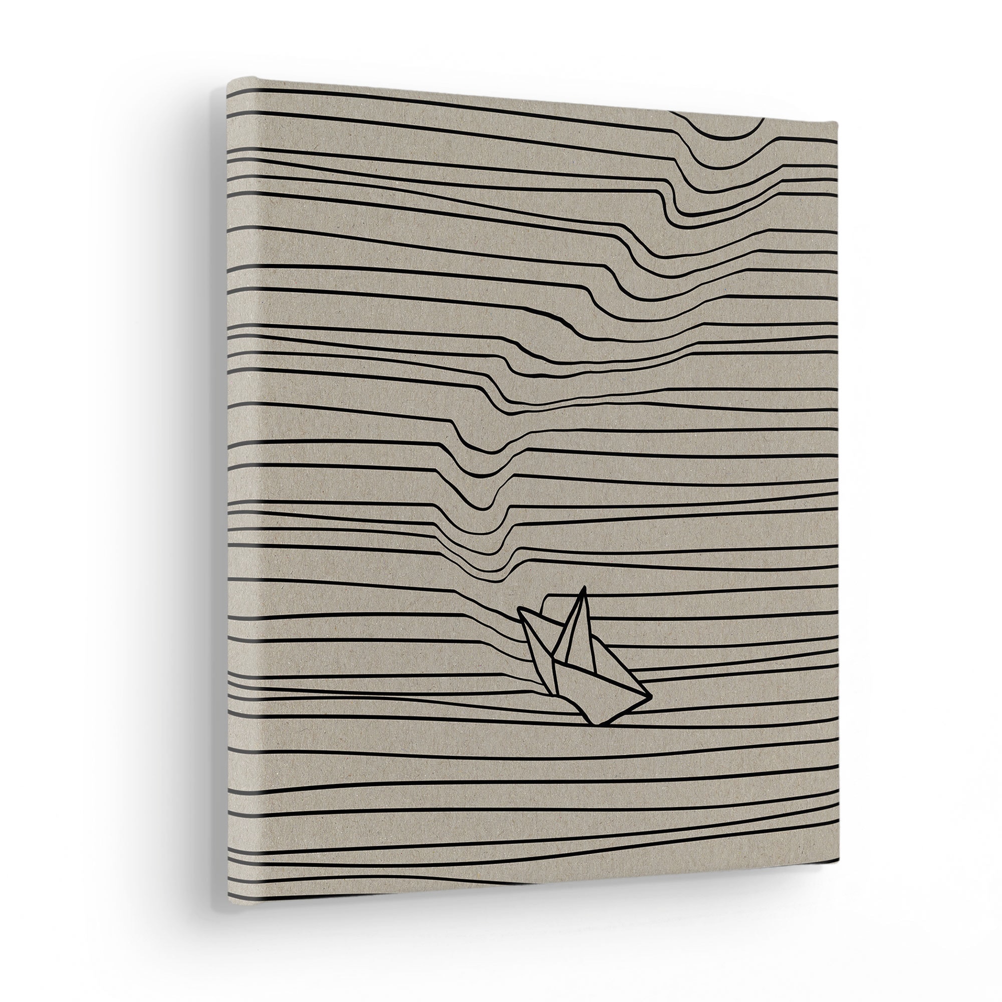 Komar Leinwandbild "Against the stream - Größe 30 x 30 cm" Natur 1 Stk. tlg günstig online kaufen
