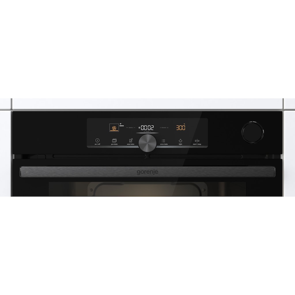 GORENJE Backofen »BPSA 6747«, BSA6747A04BGWI, mit 2-fach-Teleskopauszug