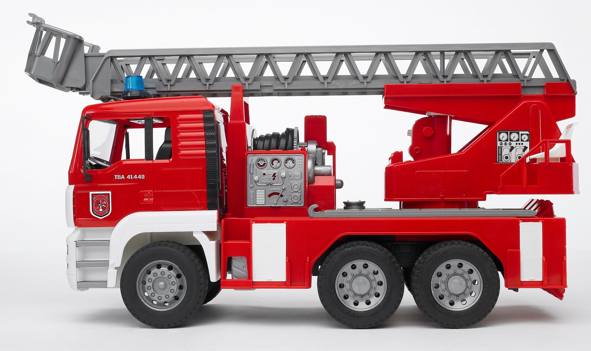 Bruder® Spielzeug-Feuerwehr »MAN Feuerwehr mit Drehleiter Licht&Sound 47 cm (02771)«