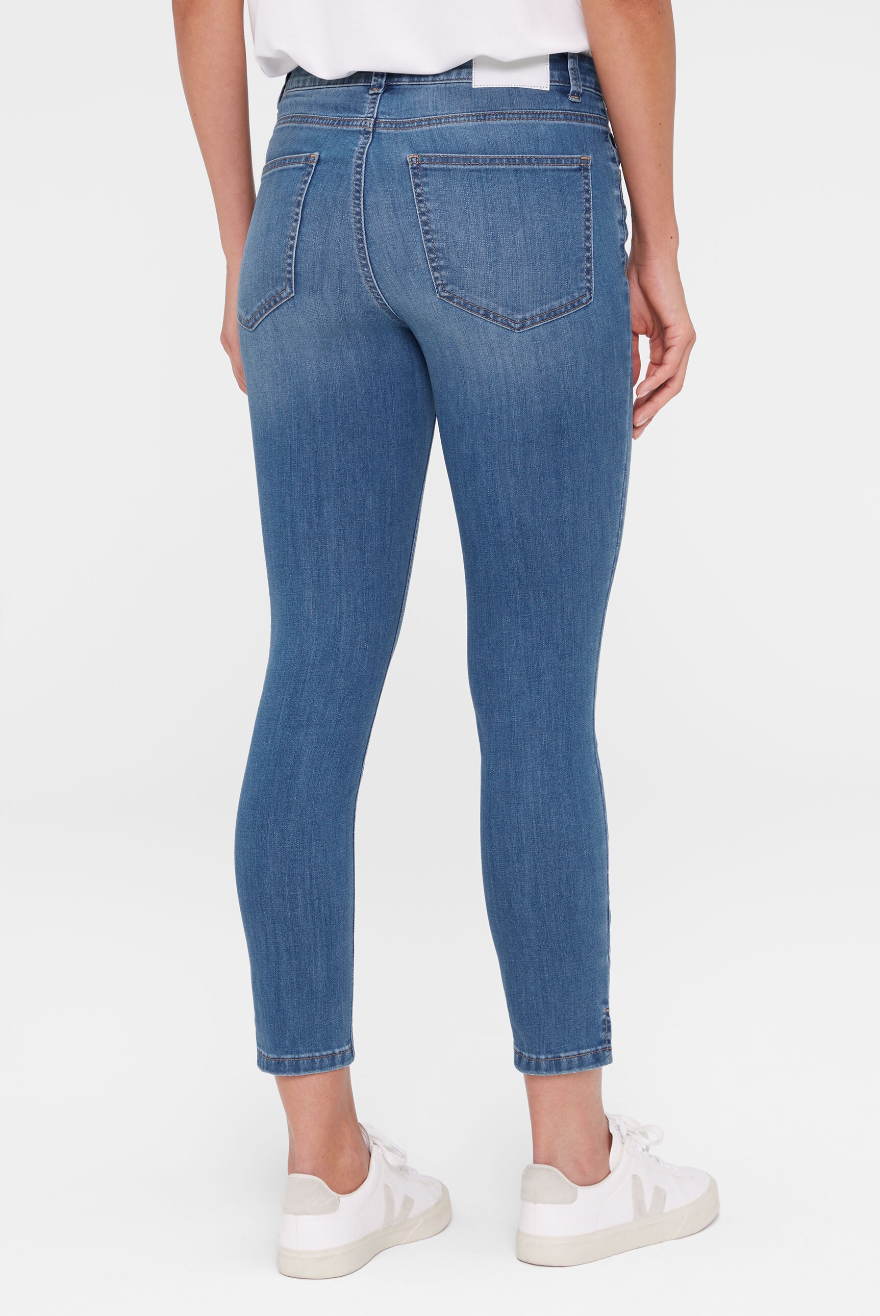 SENSES.THE LABEL Slim-fit-Jeans, mit verkürztem Bein