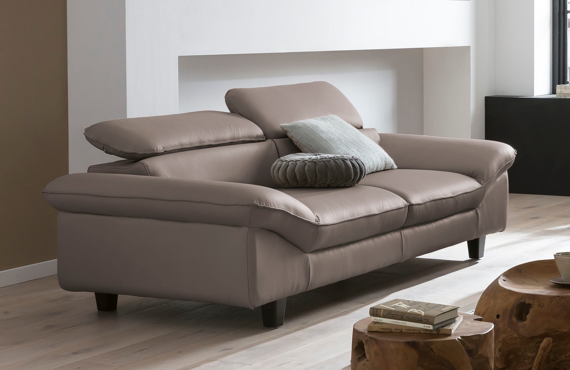 Home affaire 2-Sitzer "Pilot", Big-Sofa mit Kopfteilverstellung günstig online kaufen