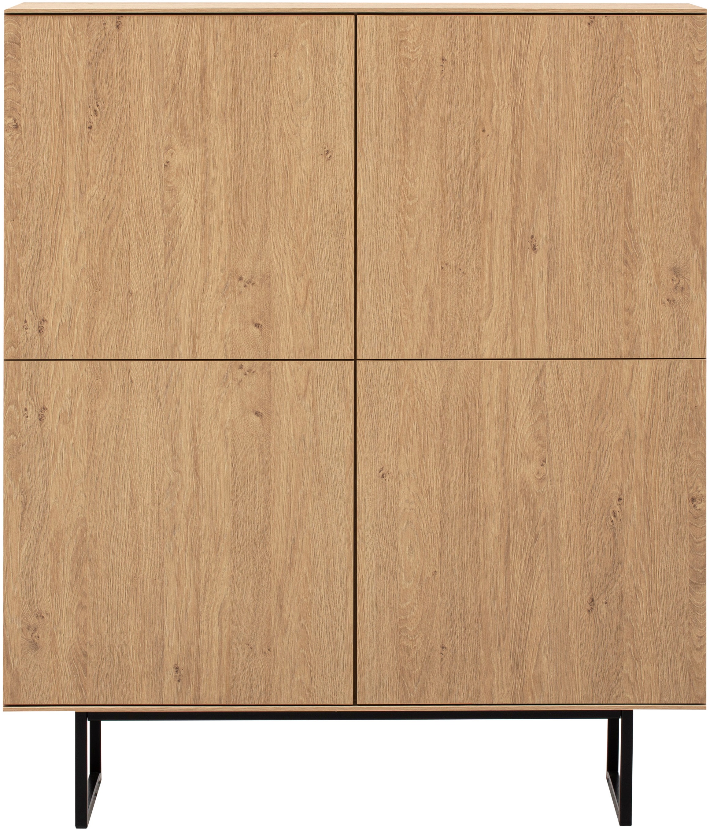 Home affaire Highboard »Lund, moderner Schrank, Kommode mit Kufengestell«, ausreichend Stauraum, vielseitig einsetzbar, 115 cm breit