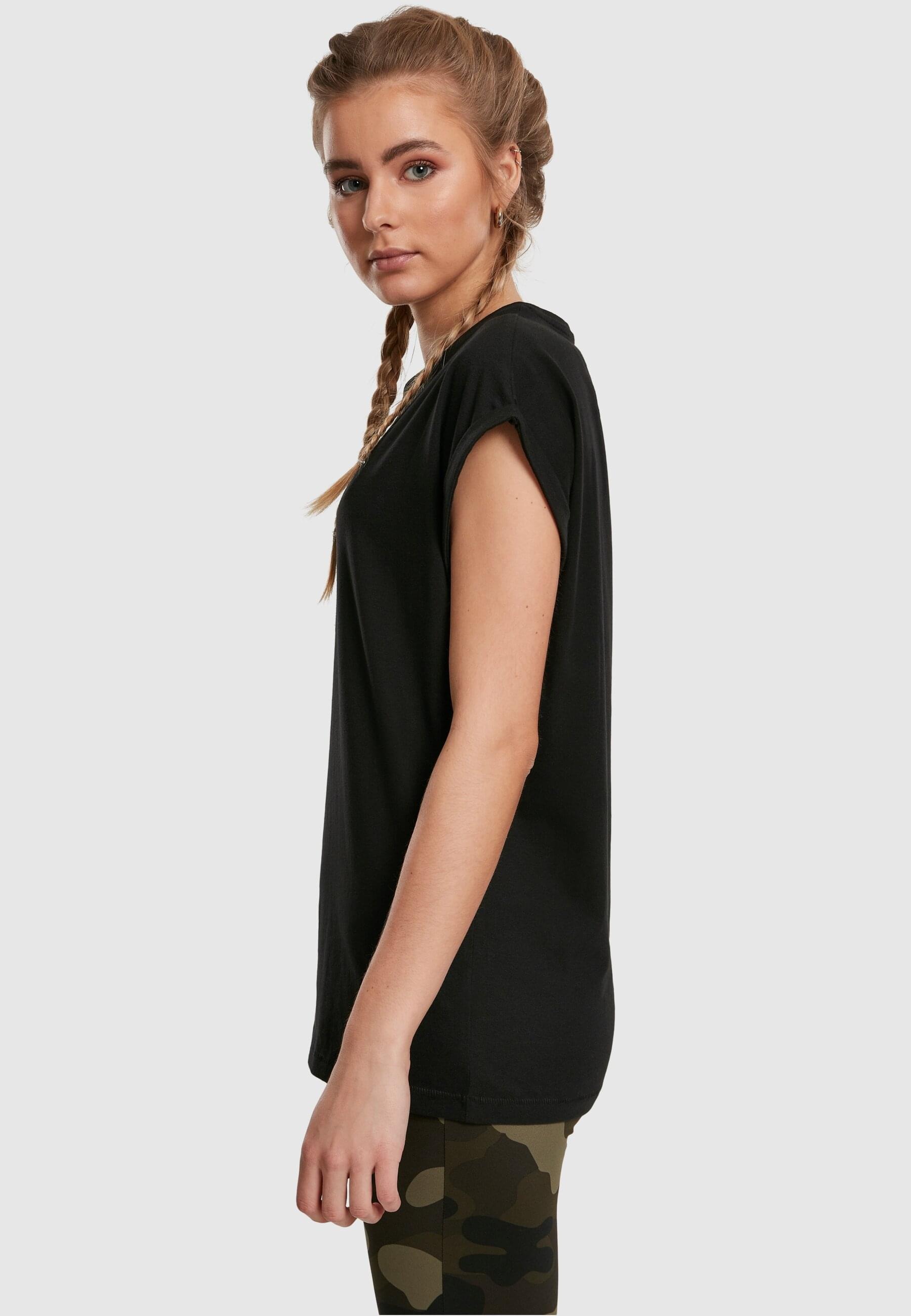 URBAN CLASSICS T-Shirt »Urban Classics Damen Ladies Extended Shoulder Tee 2-Pack«, (1 tlg.)