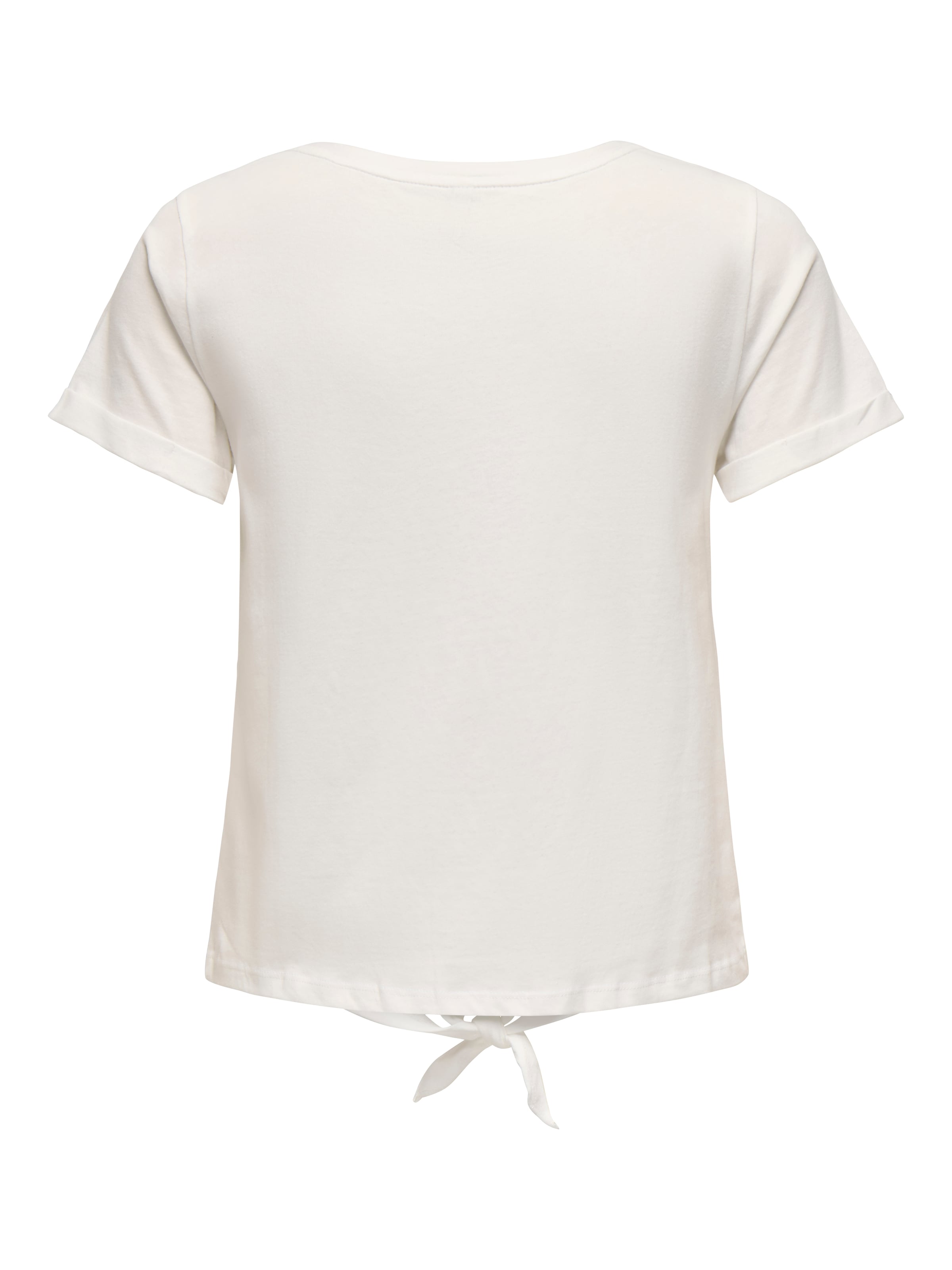 ONLY Kurzarmshirt »ONLDORA S/S KNOT FOLD-UP TOP JRS«