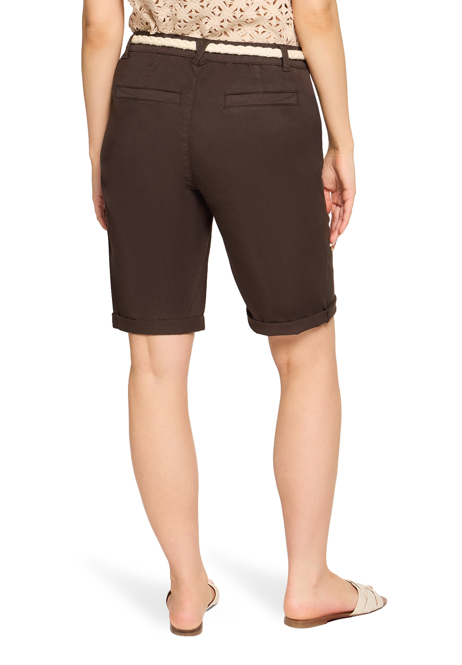 Cartoon Bermudas »Damen mit Bindegürtel«