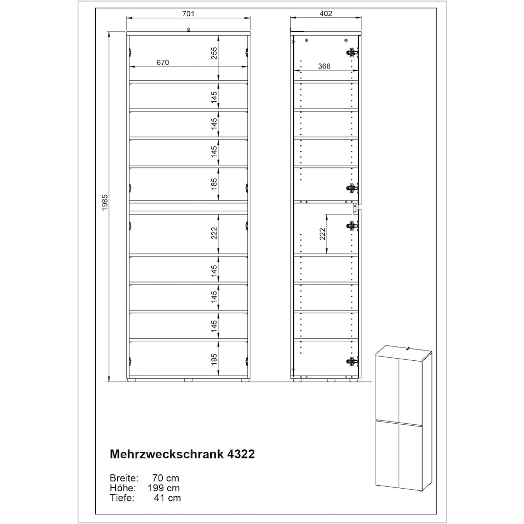 GERMANIA Mehrzweckschrank