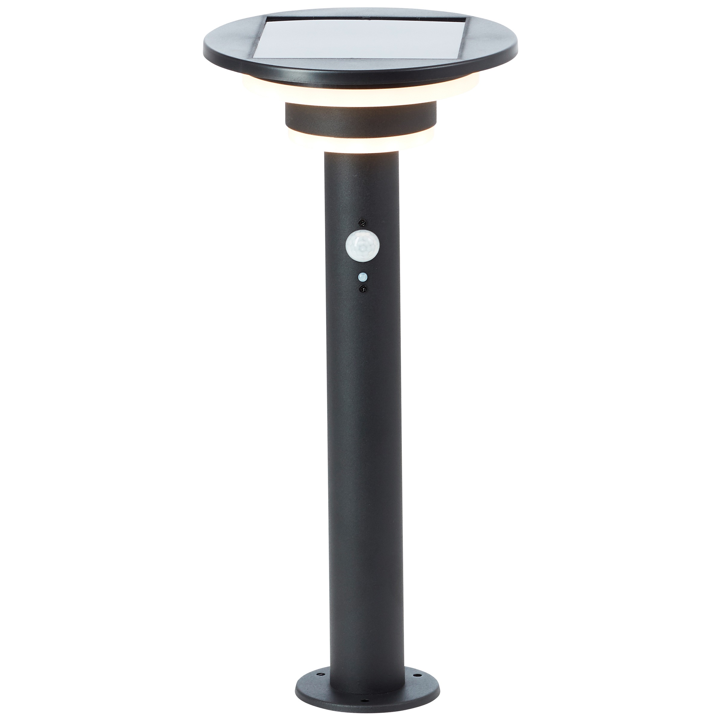 Brilliant LED Sockelleuchte »Garvina«, Solar, 45 cm, 430 lm, 3000 K, Edelstahl, matt schwarz