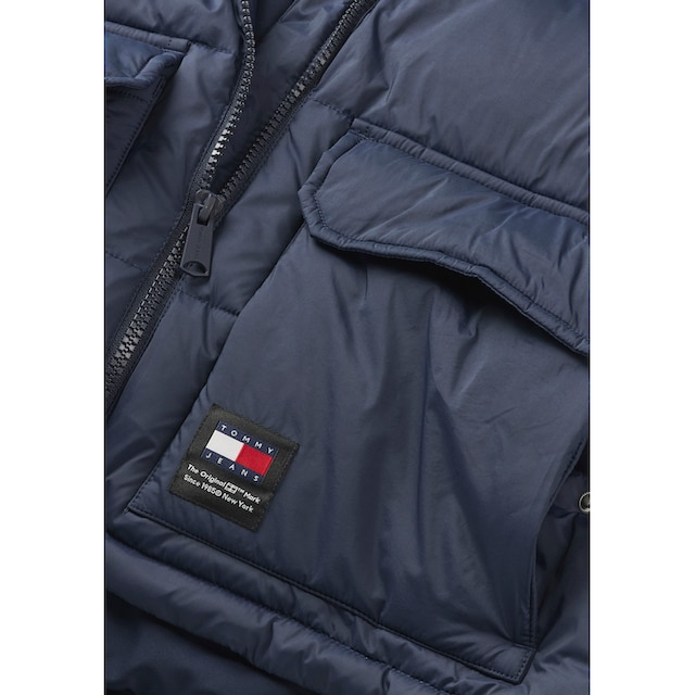 Tommy Jeans Kurzmantel »TJW BACK LOGO PUFFER«, mit Logopatch kaufen | BAUR