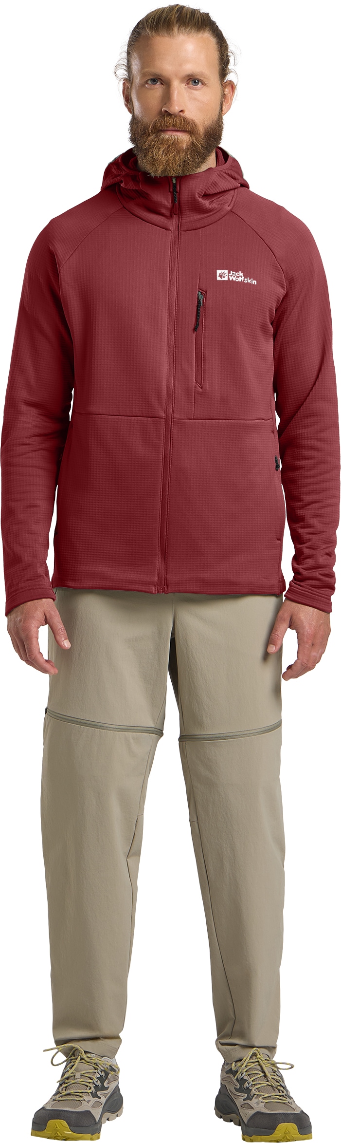 Jack Wolfskin Fleecejacke »KOLBENBERG HOODED FZ M«