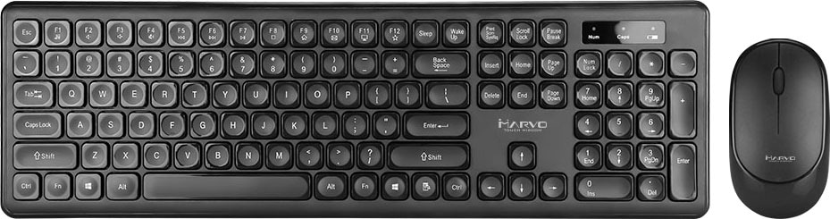MARVO Tastatur- und Maus-Set »Marvo Wireless/kabellose Tastatur und Maus« |  BAUR